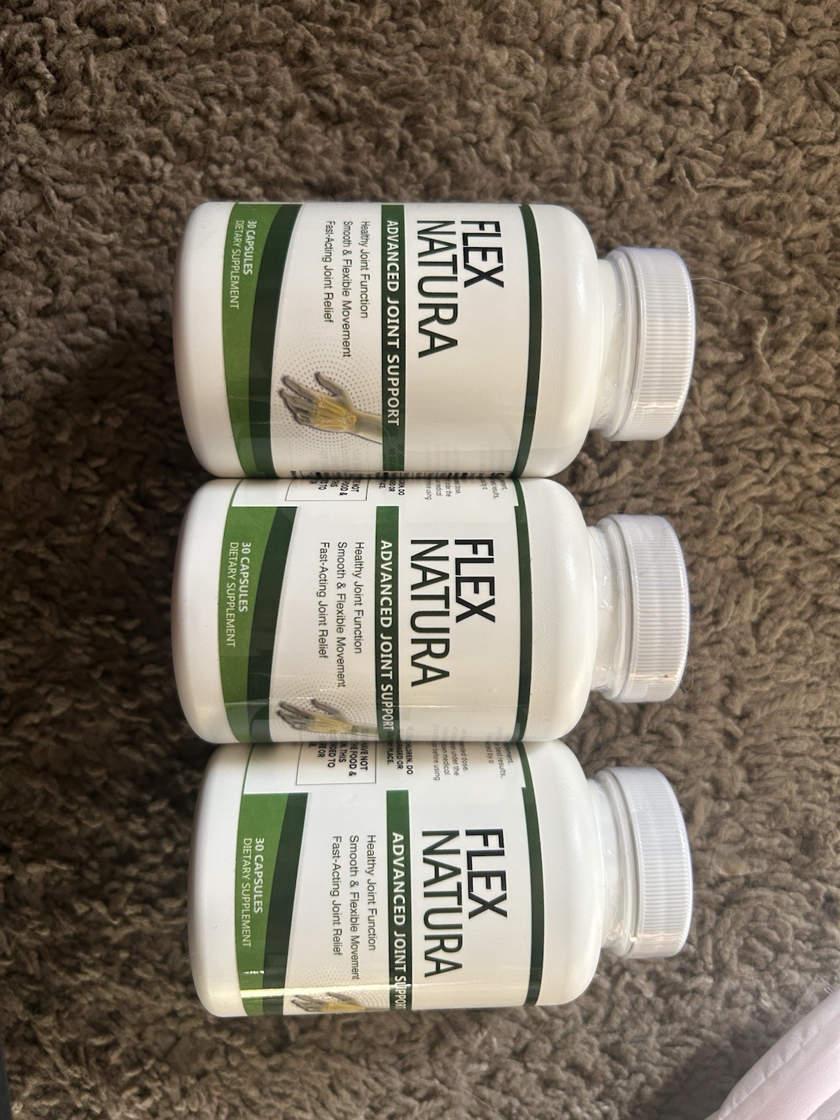 Flex Natura Advanced Joint Support Supplements- 3 Bottles