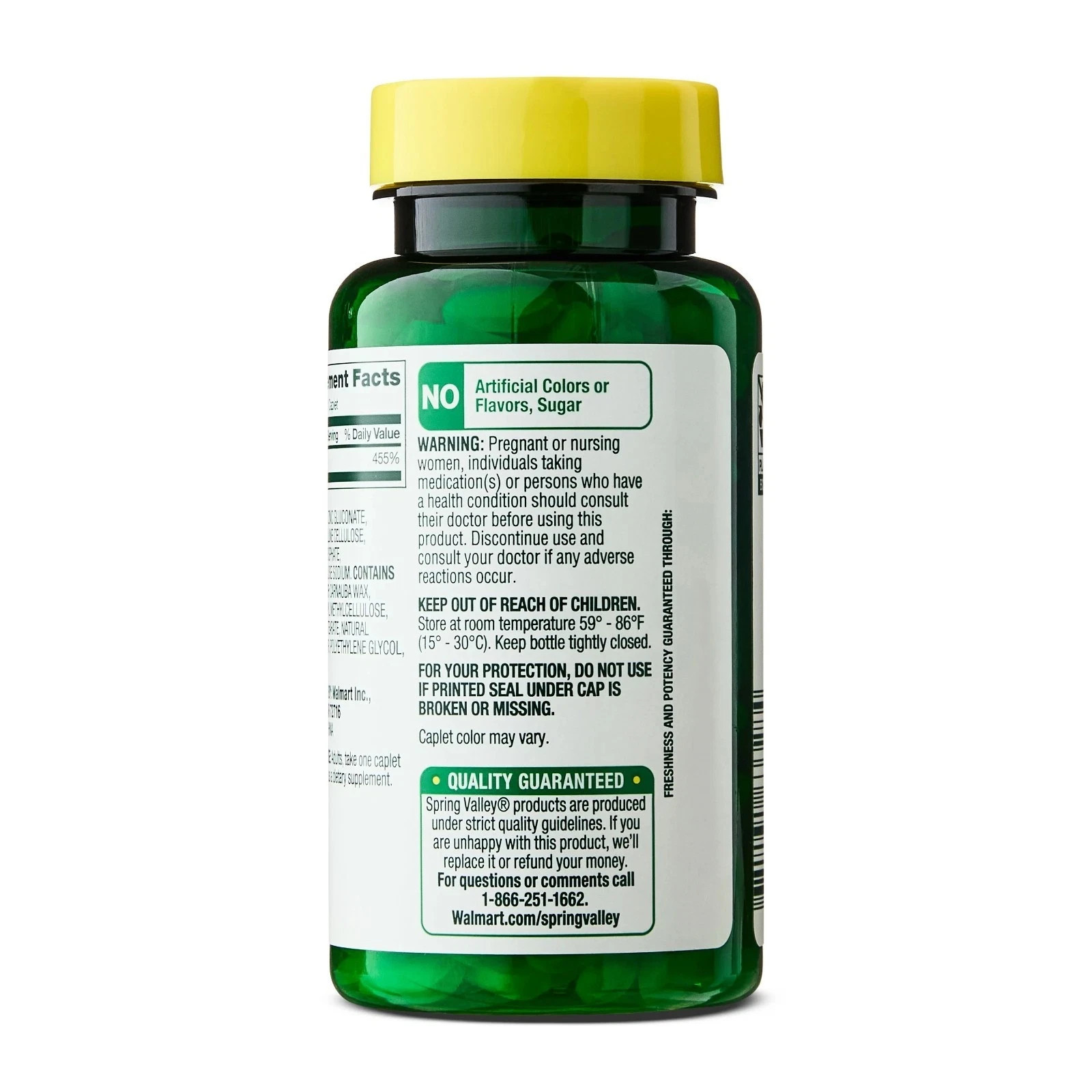 2 Pack Spring Valley Zinc Dietary Supplement for Immune Health 50mg 200 Cap Ea
