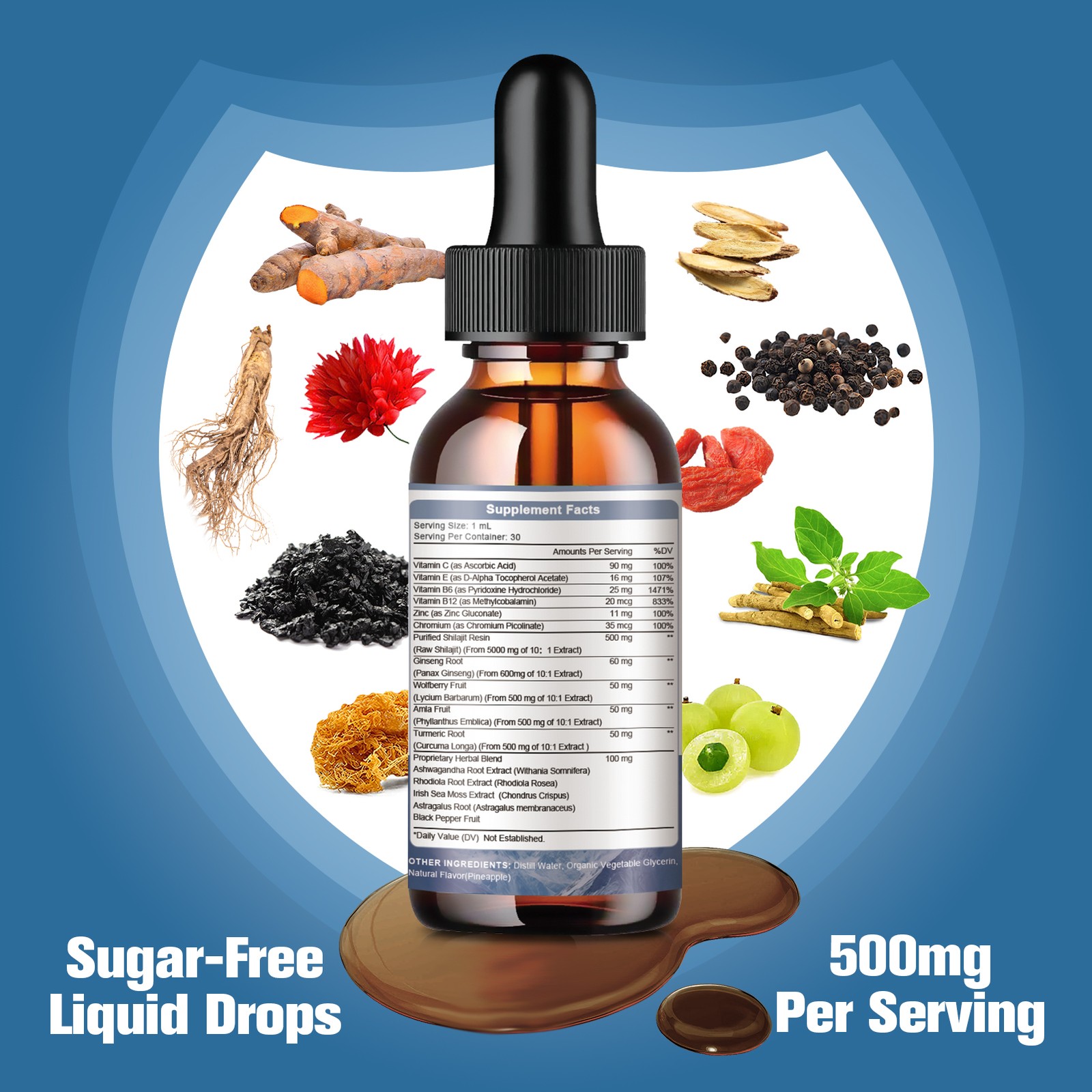 2x Shilajit Resin Extract Extremely Potent, Fulvic Acid, Engery Immune Boost