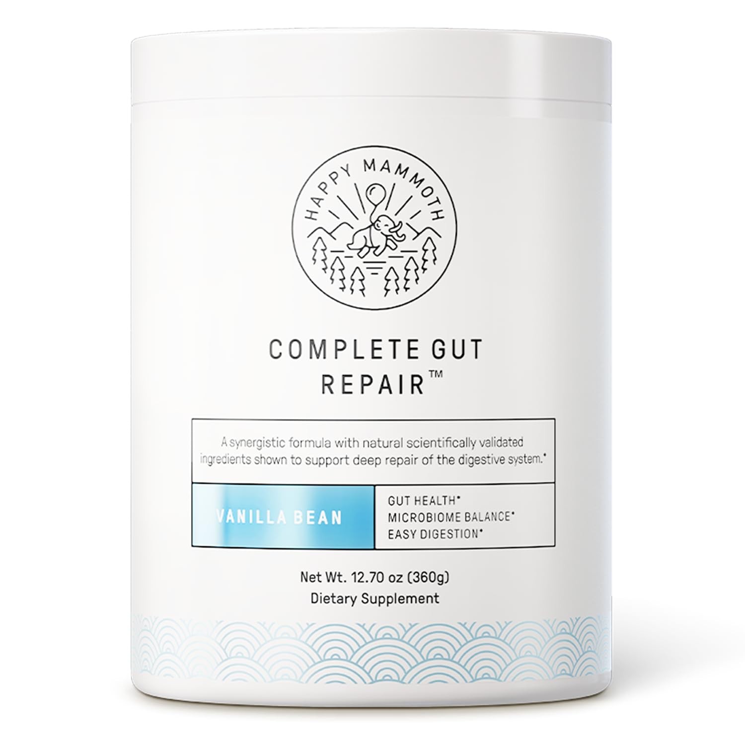 Happy Mammoth Complete Gut Repair for Bloating, 12.7 Ounce (Pack of 1)