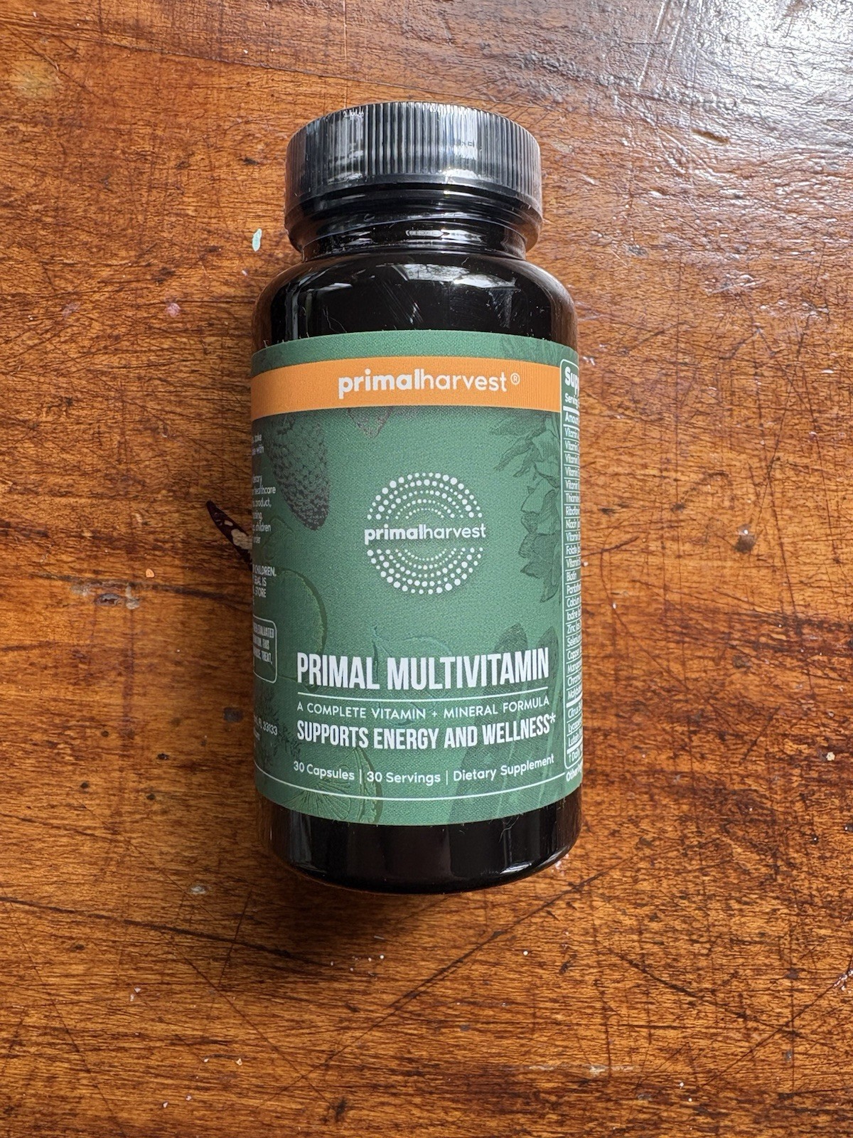 Primal Harvest Multivitamin Supplements for Men and Women, 30 Count