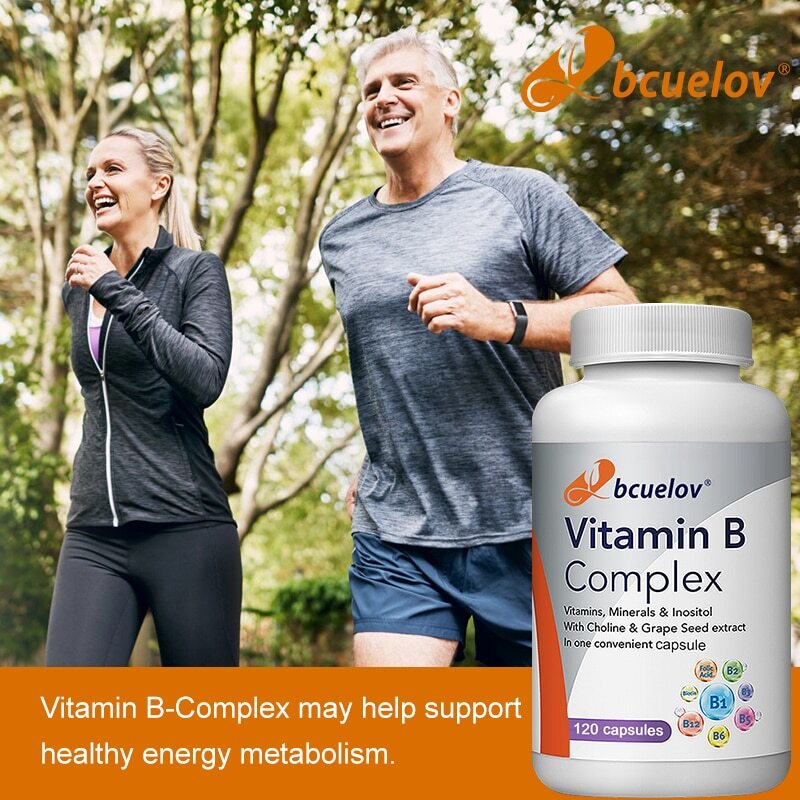 Vitamin B Complex Vitamin B Supplement – B-Complex Vitamins with B12, B6, B1