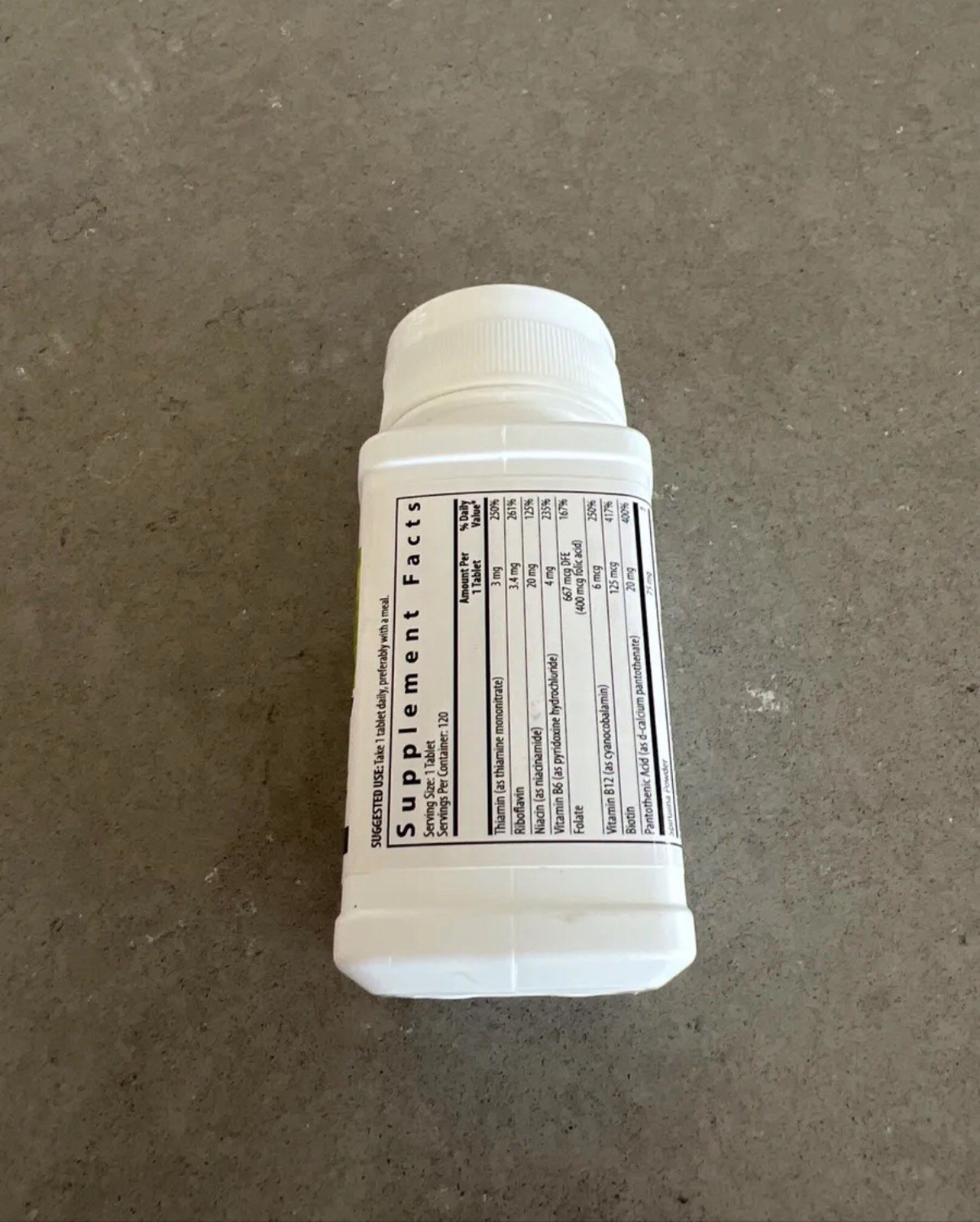 Nutrilite Vitamin B Dual-Action 120 Tablets Energy & Fatigue Support Gluten Free