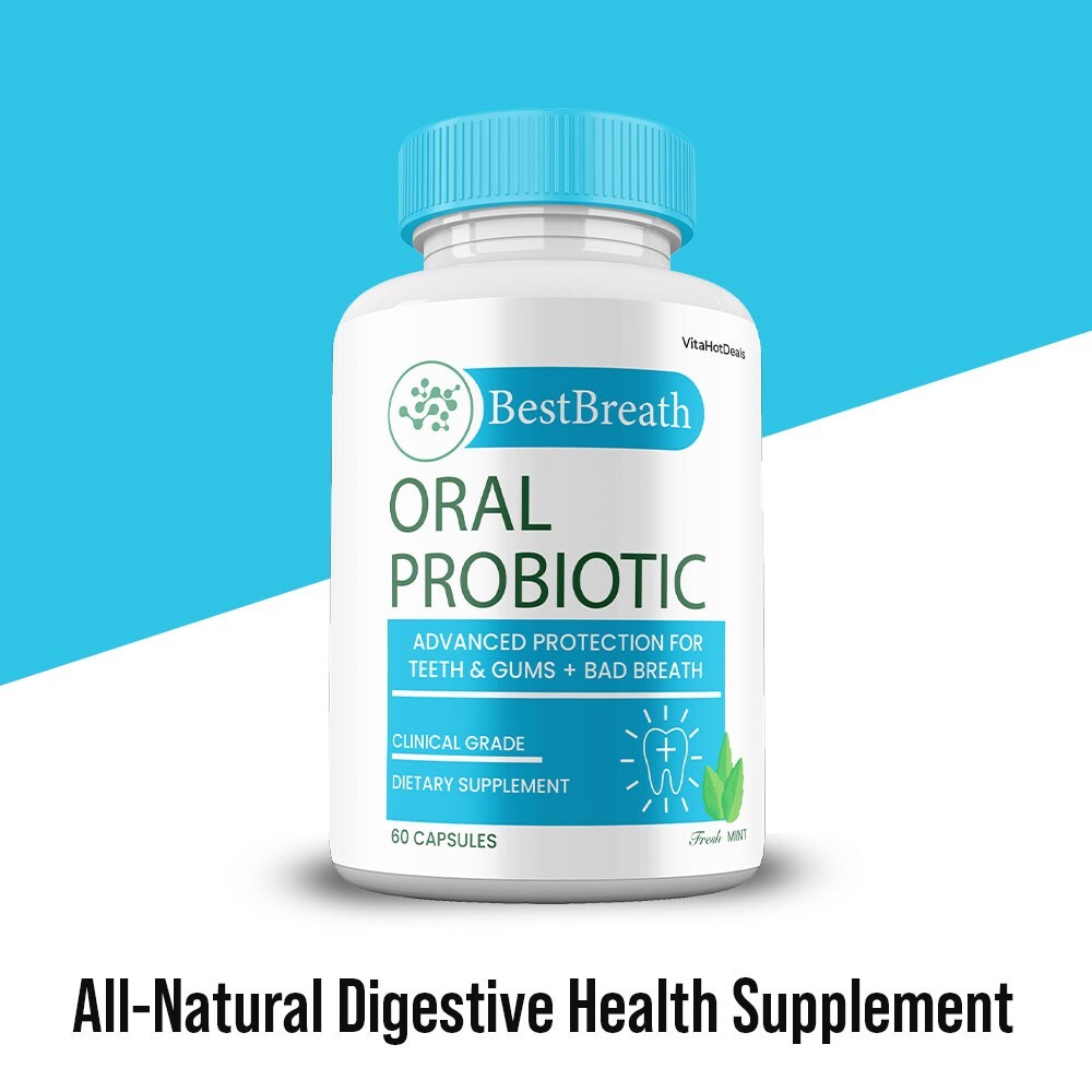 Best Breath for Gums & Teeth Probiotics, BestBreath Oral Supplement (5 Pack)