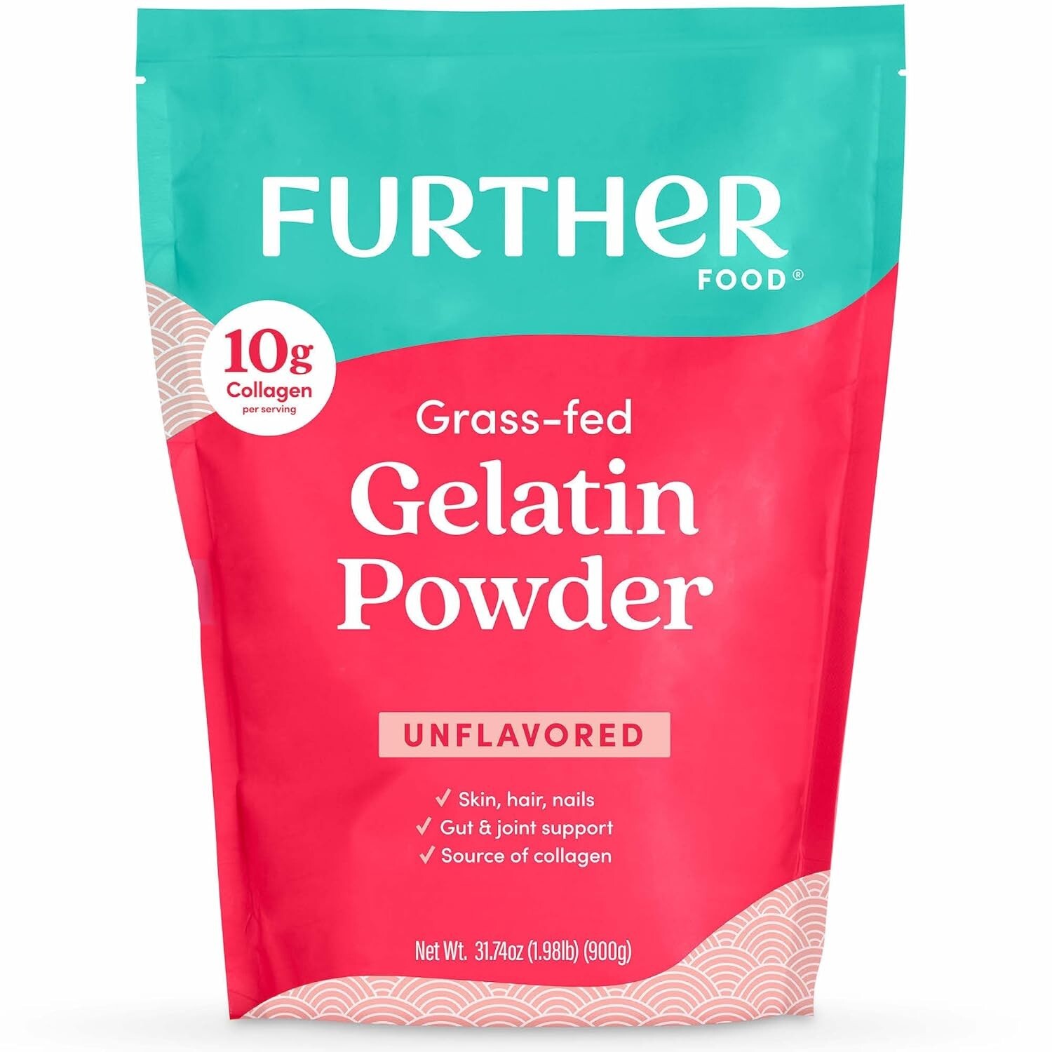 Pure Beef Gelatin Powder – Non-GMO, 10,000mg Collagen, Kosher & Paleo Friendly