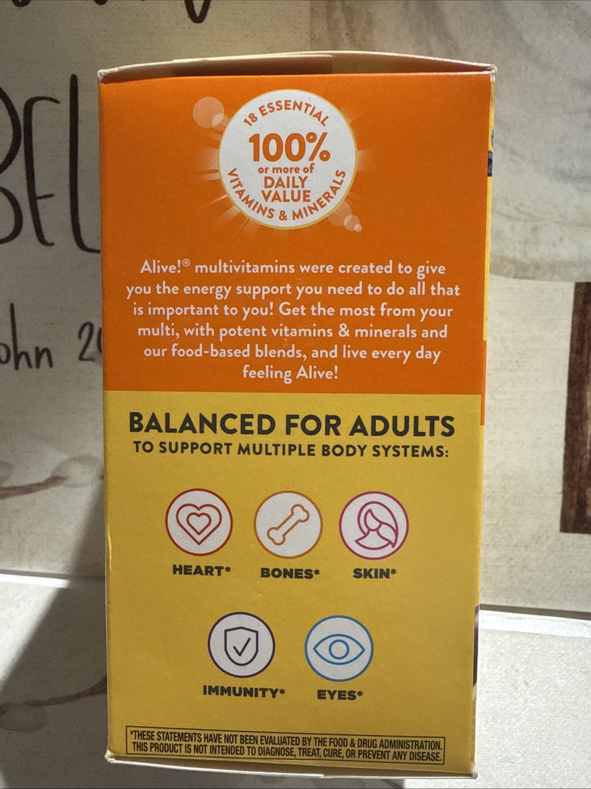 Nature’s Way Alive!, Daily Energy Complete Multivitamin; 60 Tabs Exp 09/26