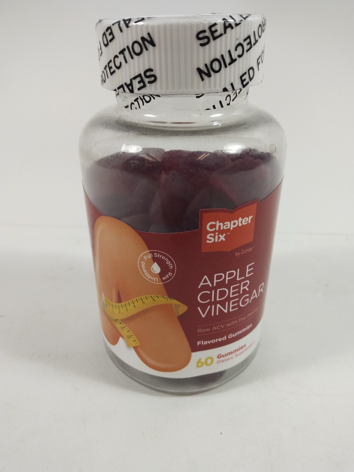 Apple Cider Vinegar, Apple, 60 Gummies. NEW SEALED 216
