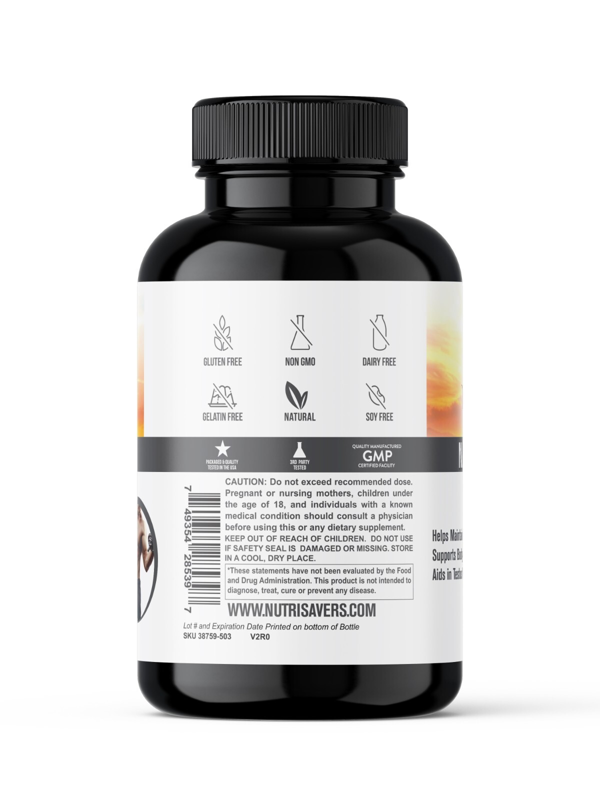 Natural PCT, Rice Flour, Maintain Muscle Restore Balance – 60 Caps, Pack of 2