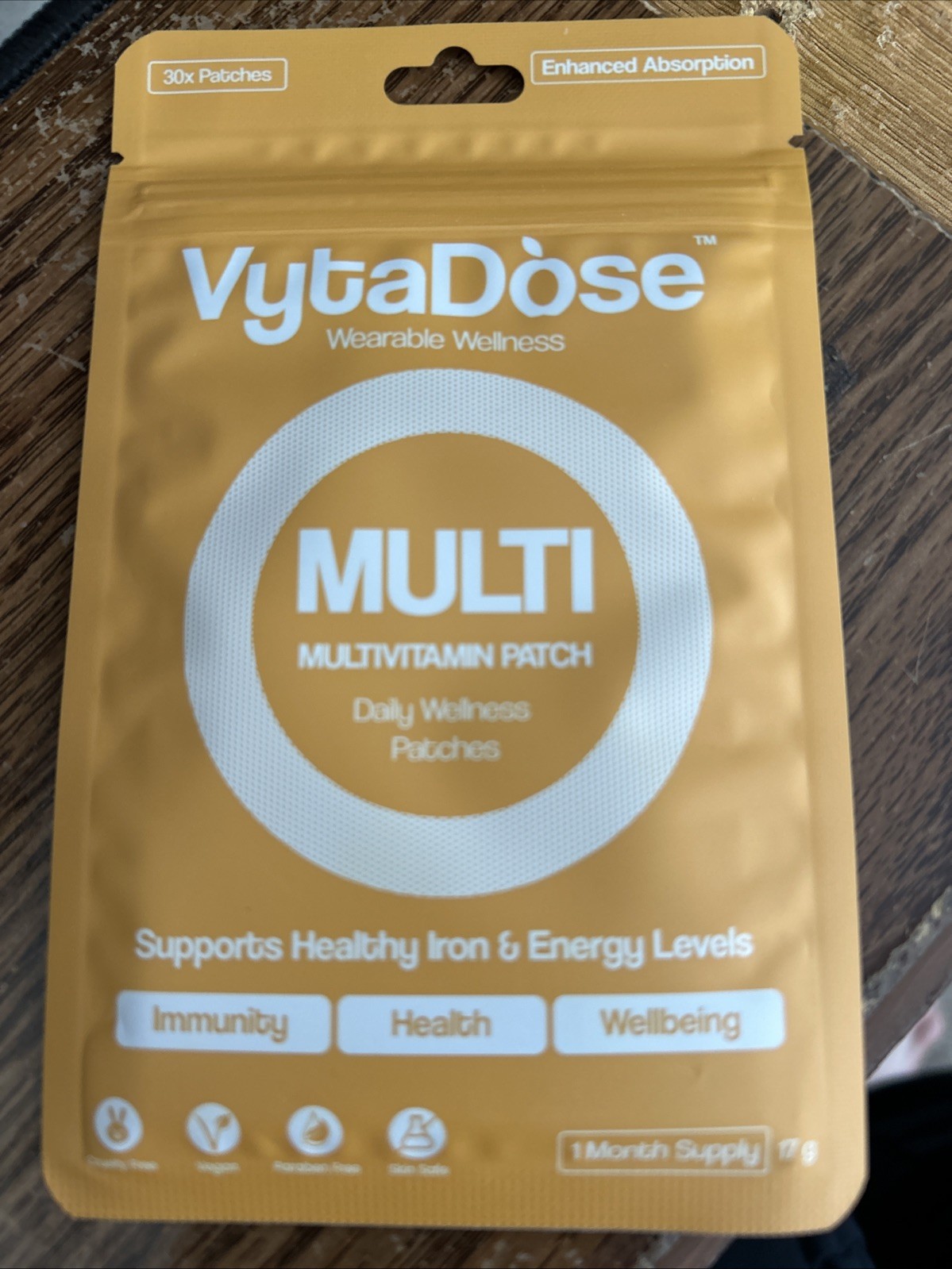 VytaDose Multi Multivitamin Patch Supplement Wearable Transdermal