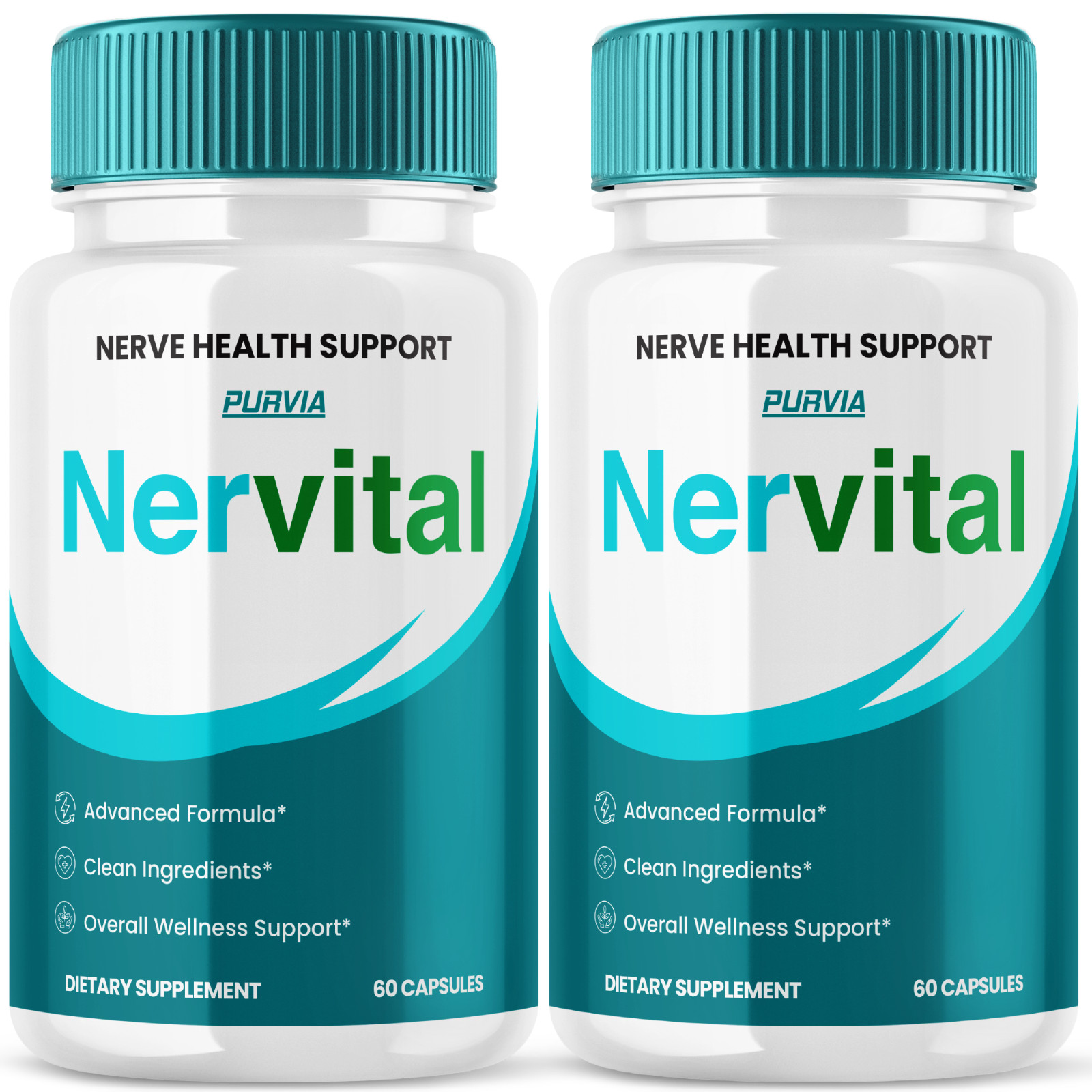 (2 Pack) Nervital Capsules For Neuropathy Nerve Pain Numbness Tingling (120 ct)
