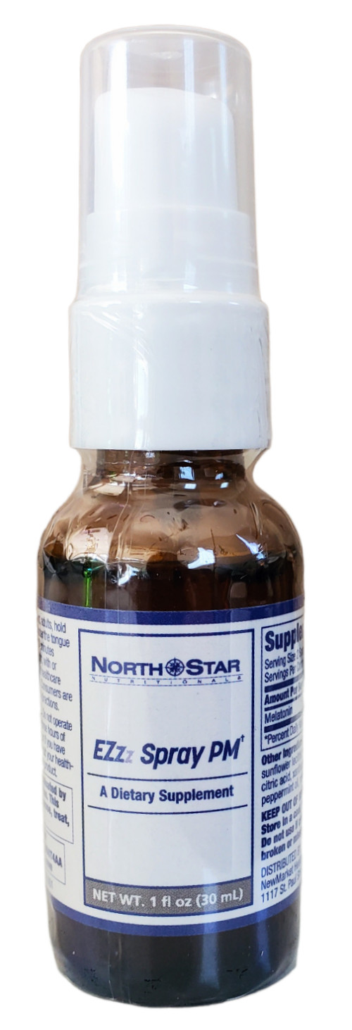 EZZZ SPRAY PM SLEEP SUPPORT NorthStar Nutritionals FAST Melatonin Insomnia Ezz
