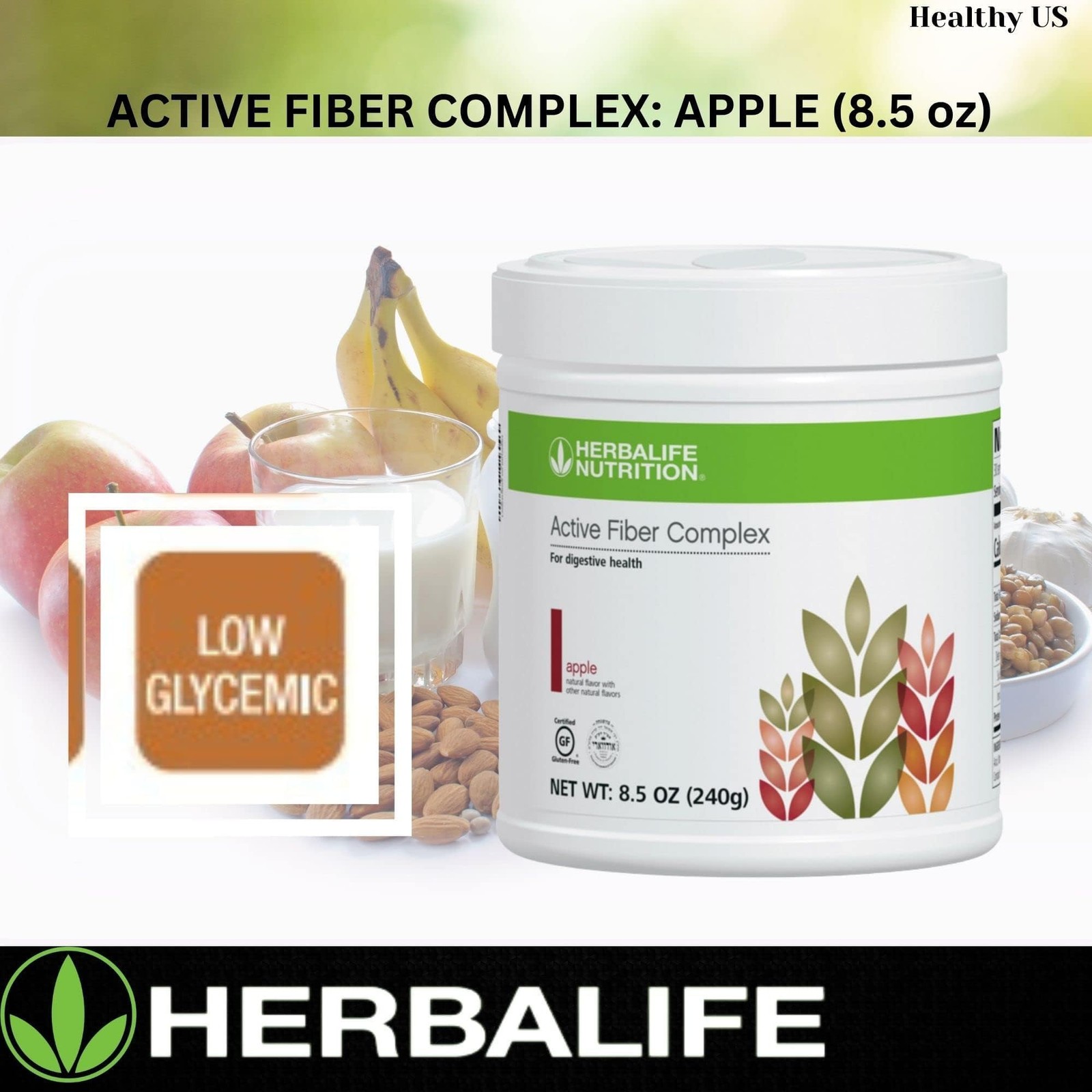 Herbalife Active Fiber Complex Apple Flavor 7.4 OZ 210g
