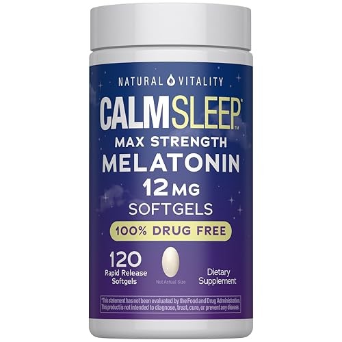 Natural Vitality Calm Sleep Melatonin Gummies 100 Count