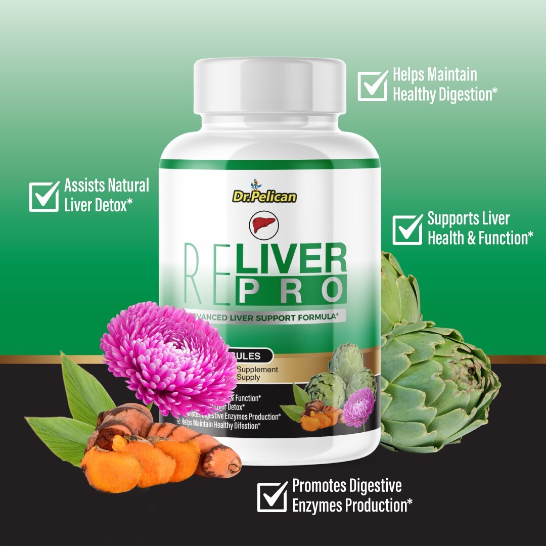 ReLiver Pro- Liver Support- 12 Bottles- 720 Capsules