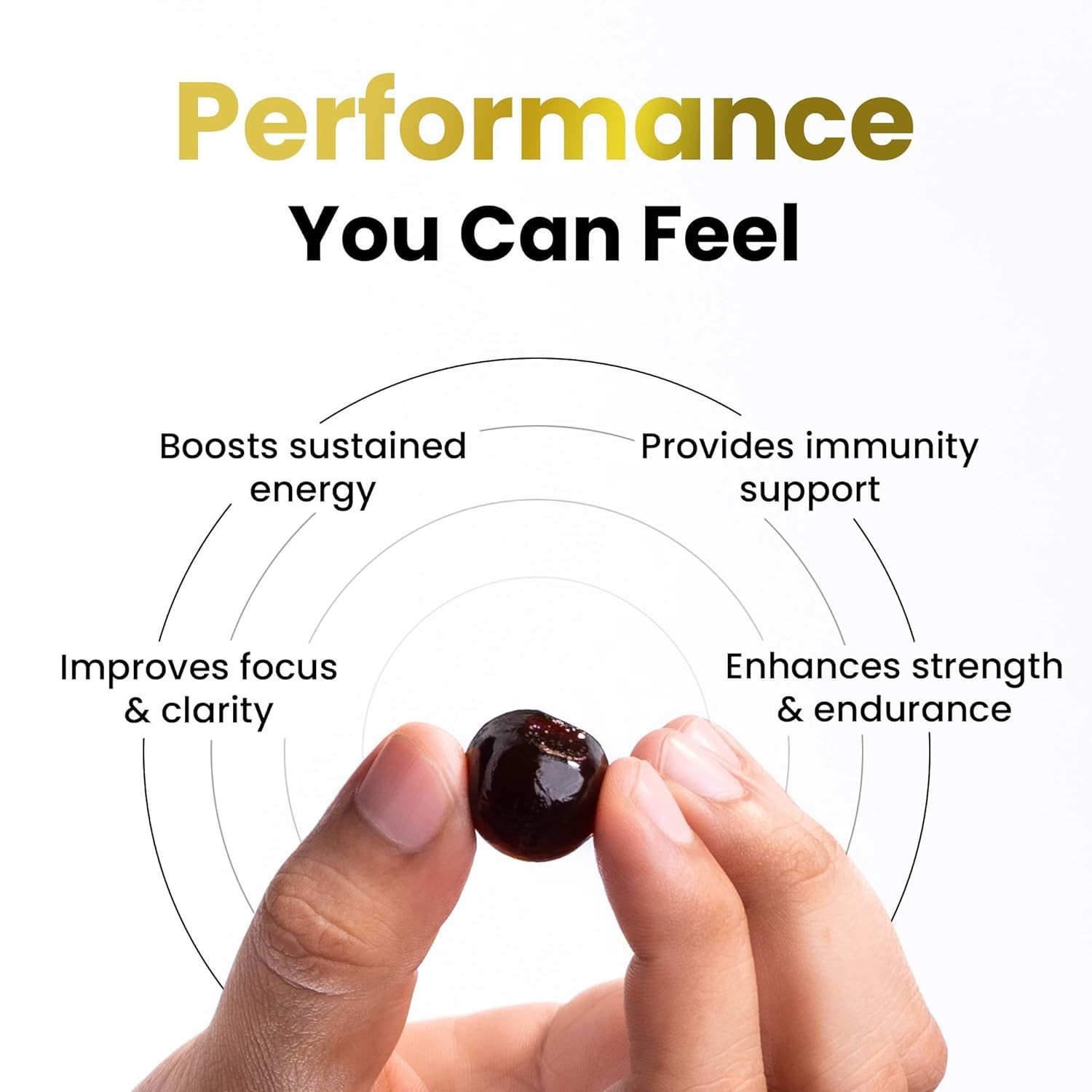 Better Alt Gold+ Shilajit Gummies With Ashwagandha, Safed Musli, 85+ Minerals