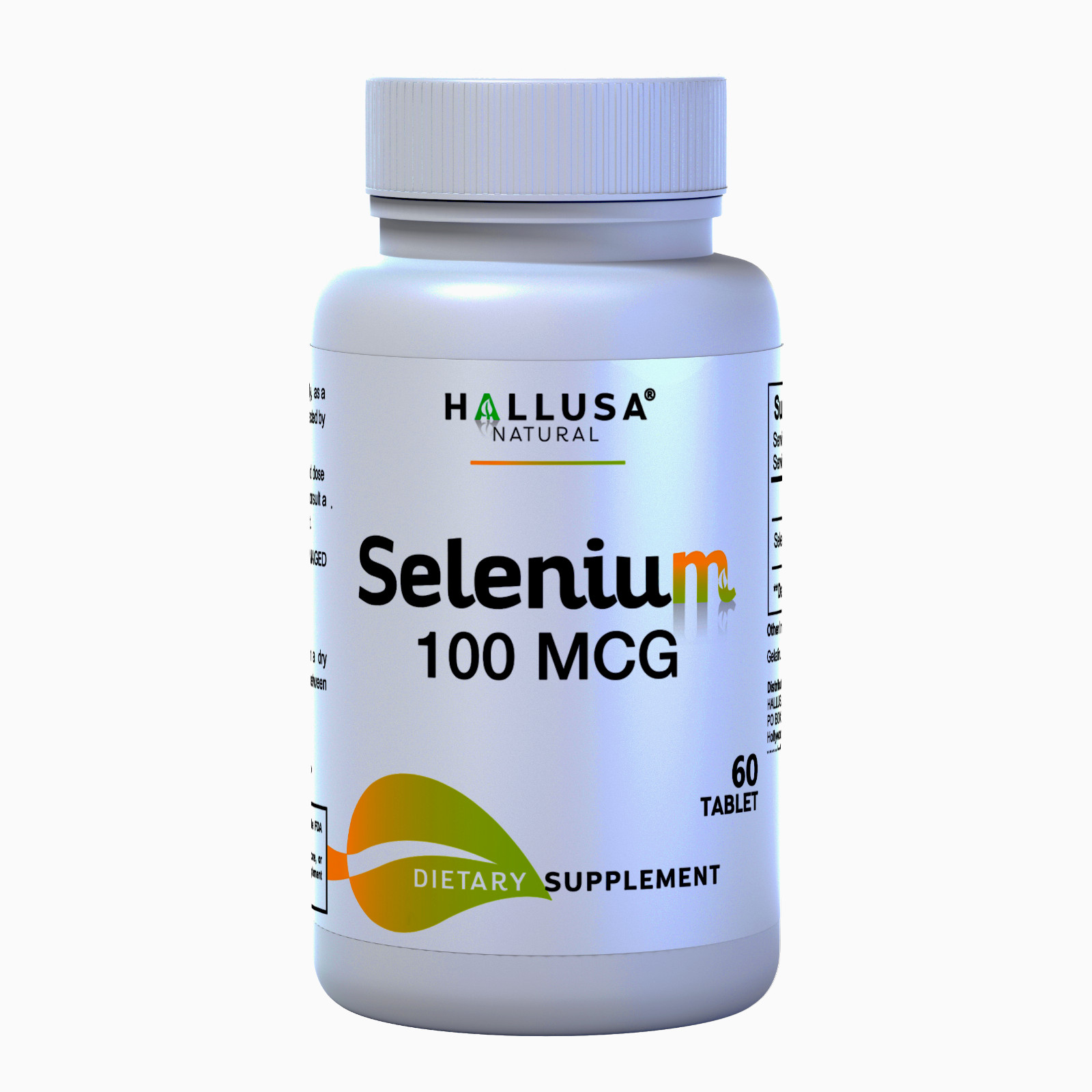 SELENIUM – For the Thyroid – Antioxidant & Immune Support – 60 Tab