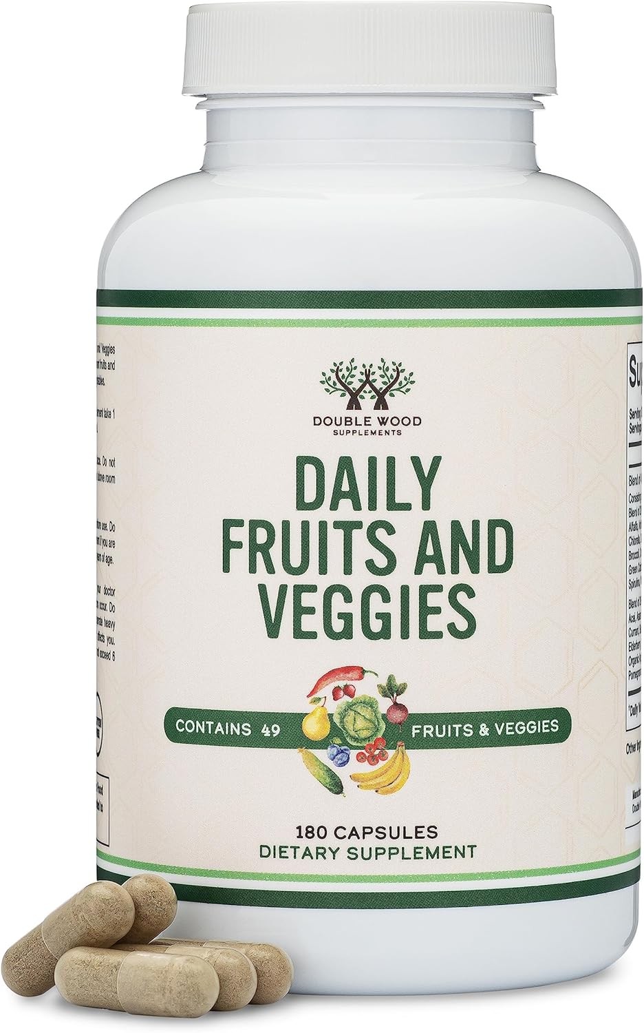 Fruits and Veggies Supplement (Daily Blend of 49 Different and…