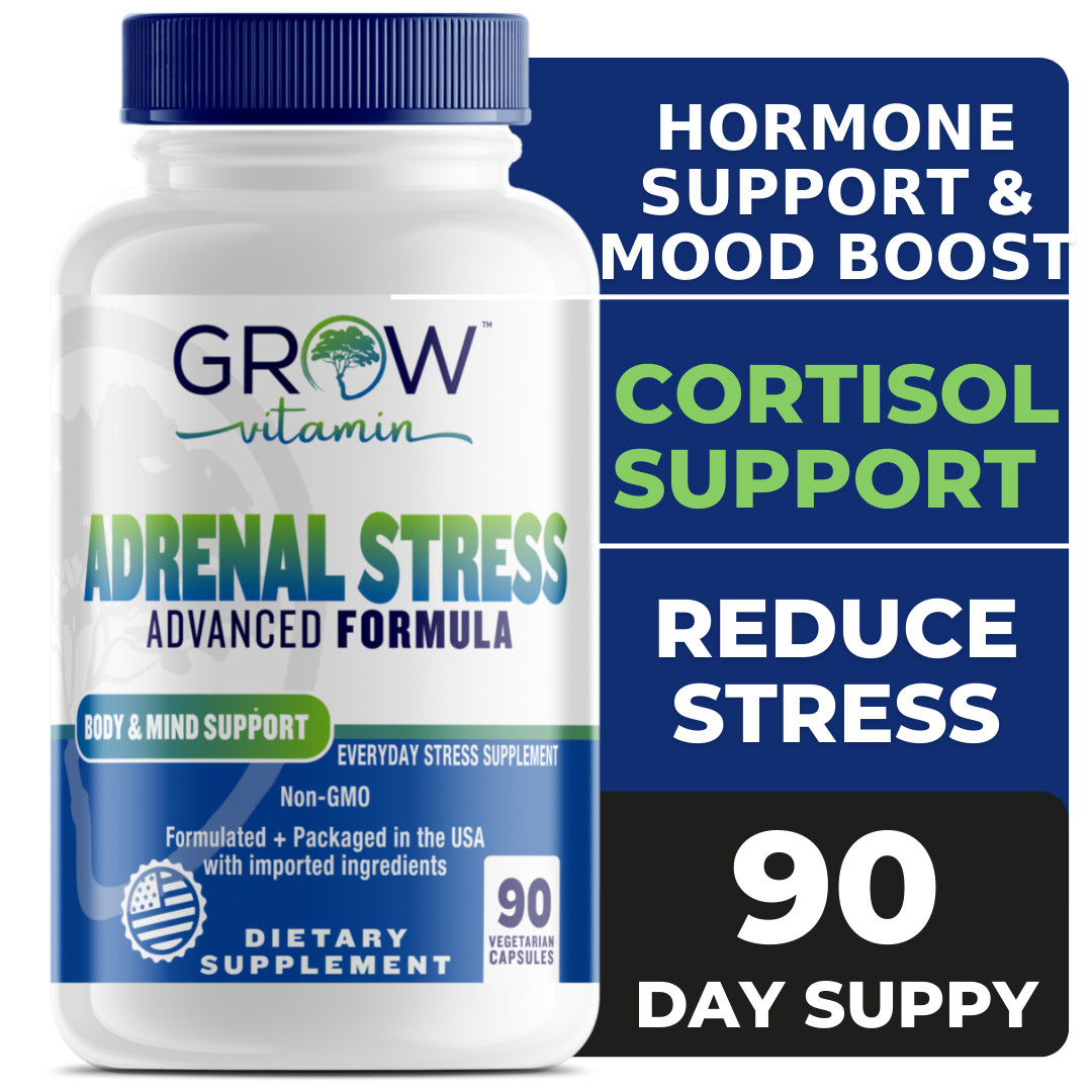 Adrenal Stress Advanced Formula – Reduce Stress & Anxiety Relief VEGAN 90 CAPS