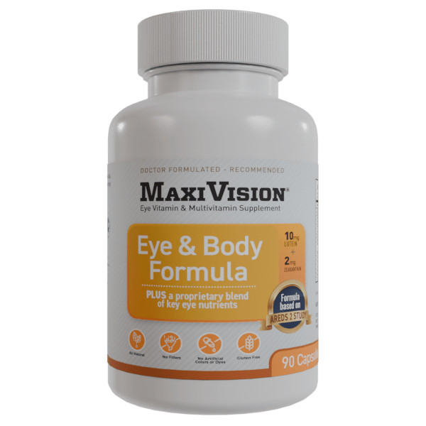 MaxiVision Eye & Body Formula AREDS 2 Multivitamin Lutein & Zeaxanthin 270 ct.