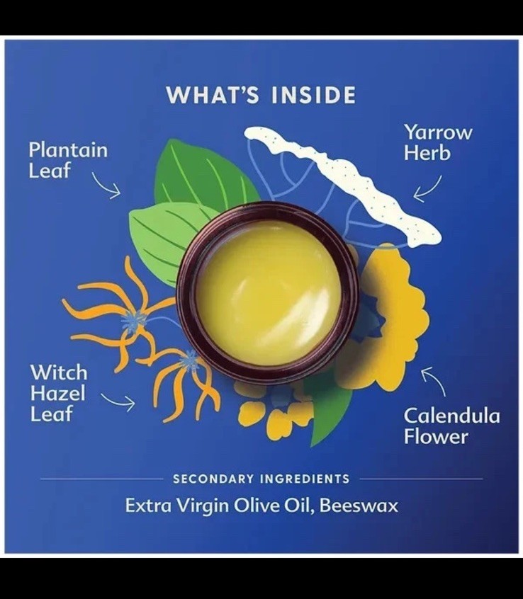 Motherlove: Rhoid Balm 1 FL OZ 29.5 mL Postpartum Organic Herbal Relief Non GMO