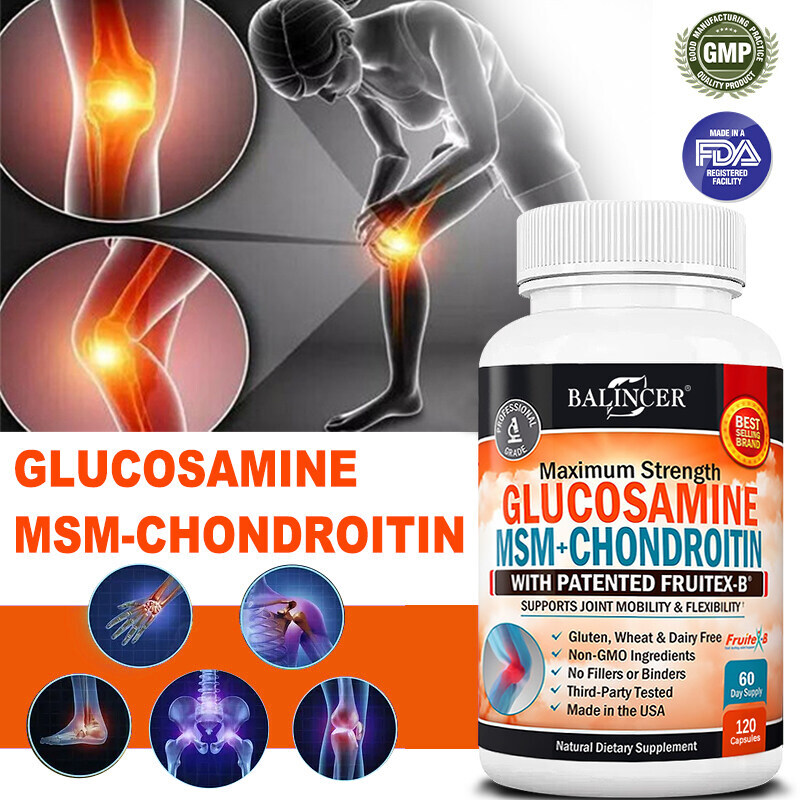 Glucosamine Chondroitin MSM Joint Support 120 Capsules – US