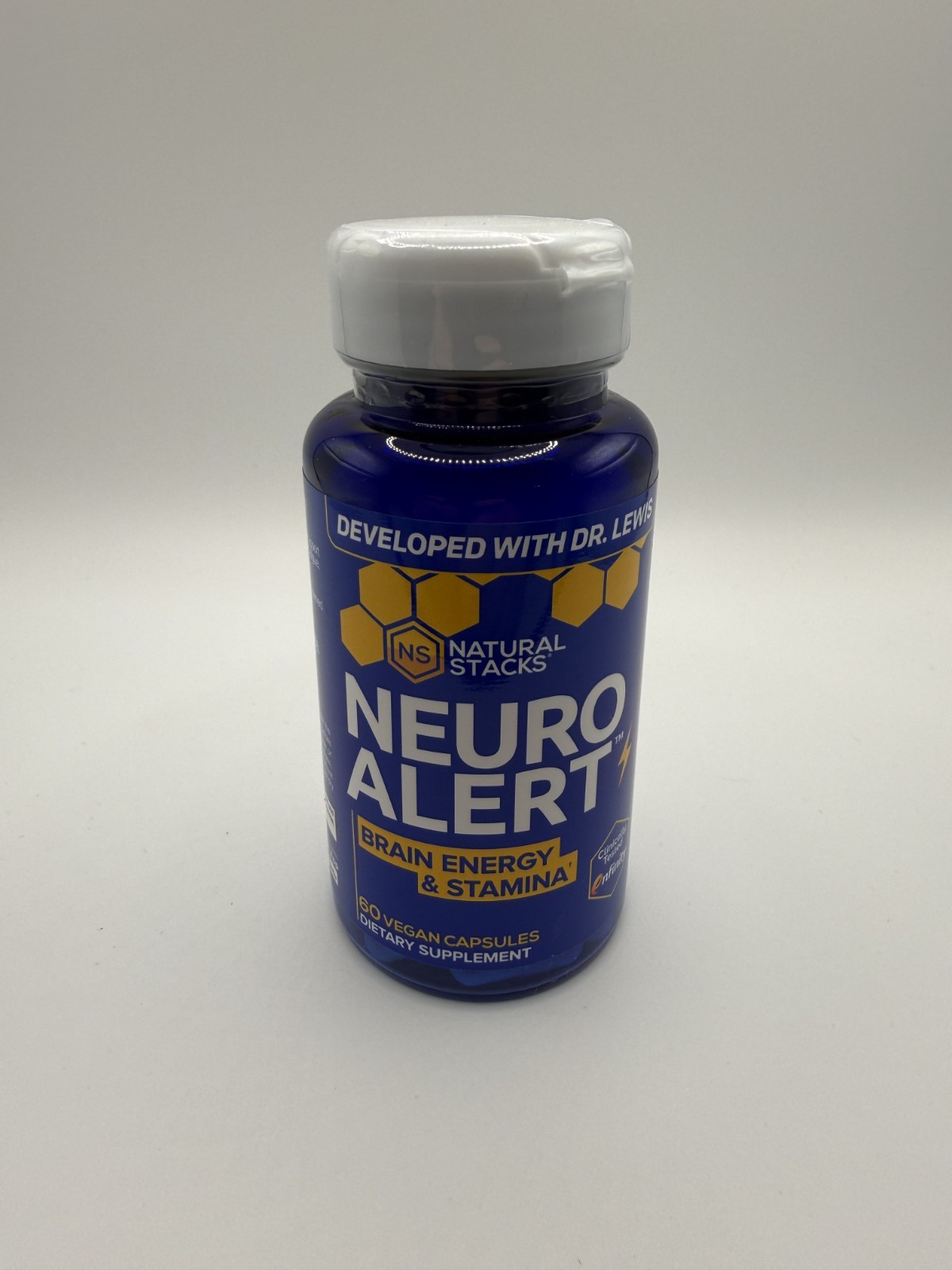 NATURAL STACKS NeuroAlert 200mg Paraxanthine Energy Supplement 60ct – Brand New