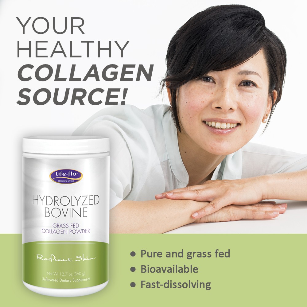 Life-flo Hydrolyzed Bovine Collagen, Grass Fed | 12.7oz, 60 Serv.