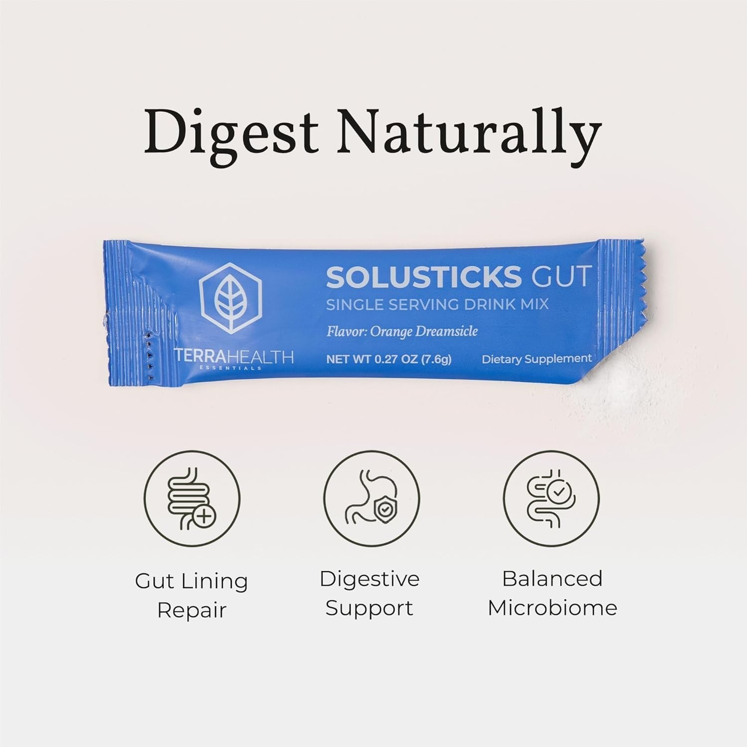 Solusticks Leaky Gut, Digestive & Microbiome Support Supplement Powder Licorice