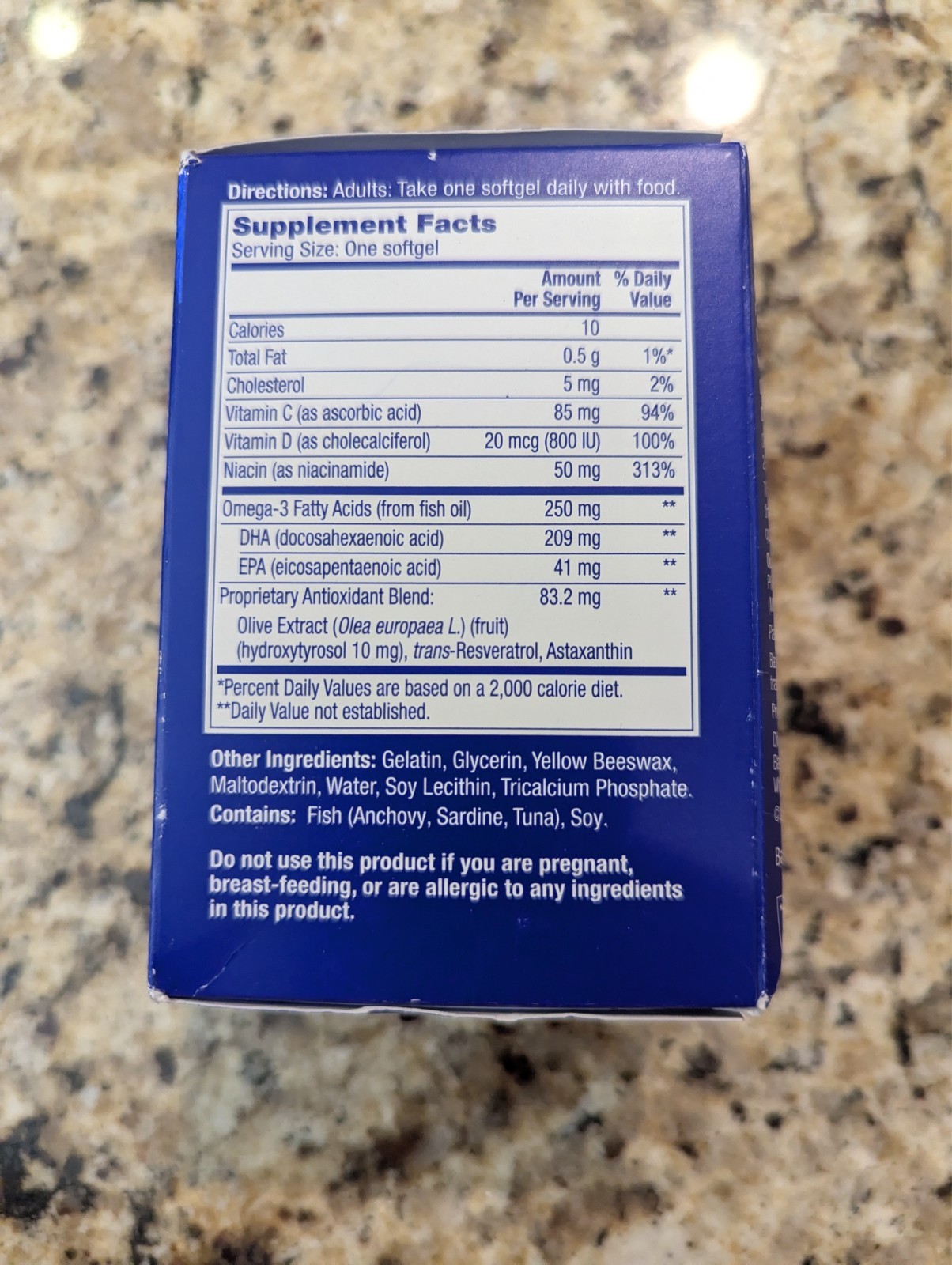 One A Day Age Factor Cell Defense Supplement 30 softgels exp: 03/2026