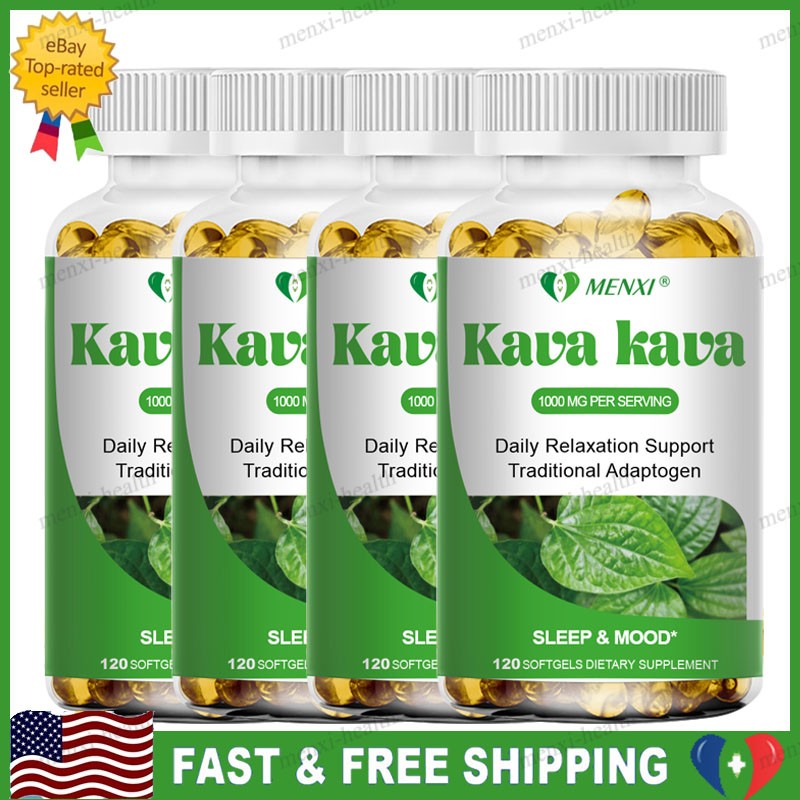 Natural Anti-Anxiety Stress Relief Supplement Mood Support 1000mg Extra Strength