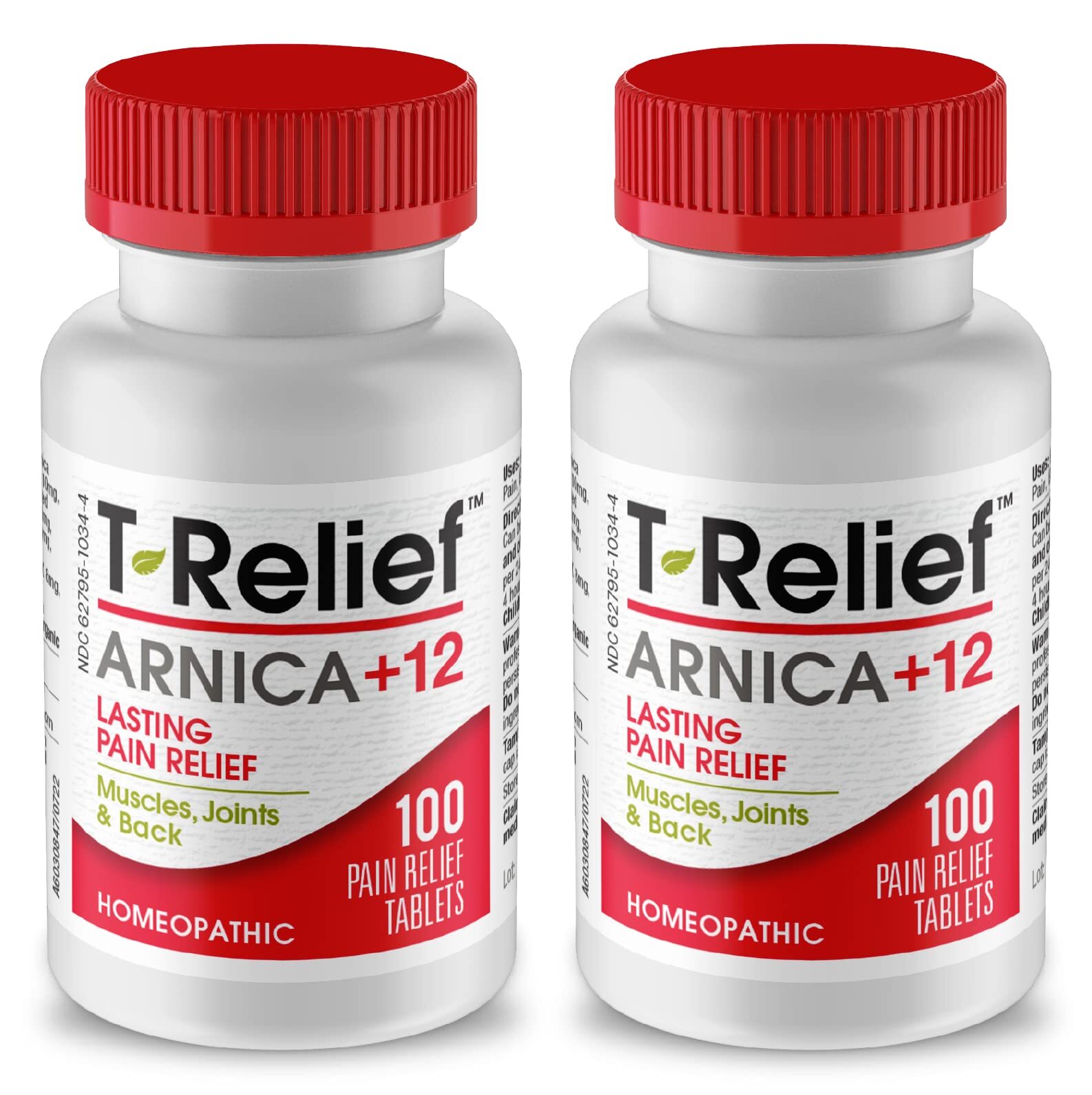 T-Relief Arnica +12 Natural Relieving Actives for Back Pain Joint Soreness Mu…