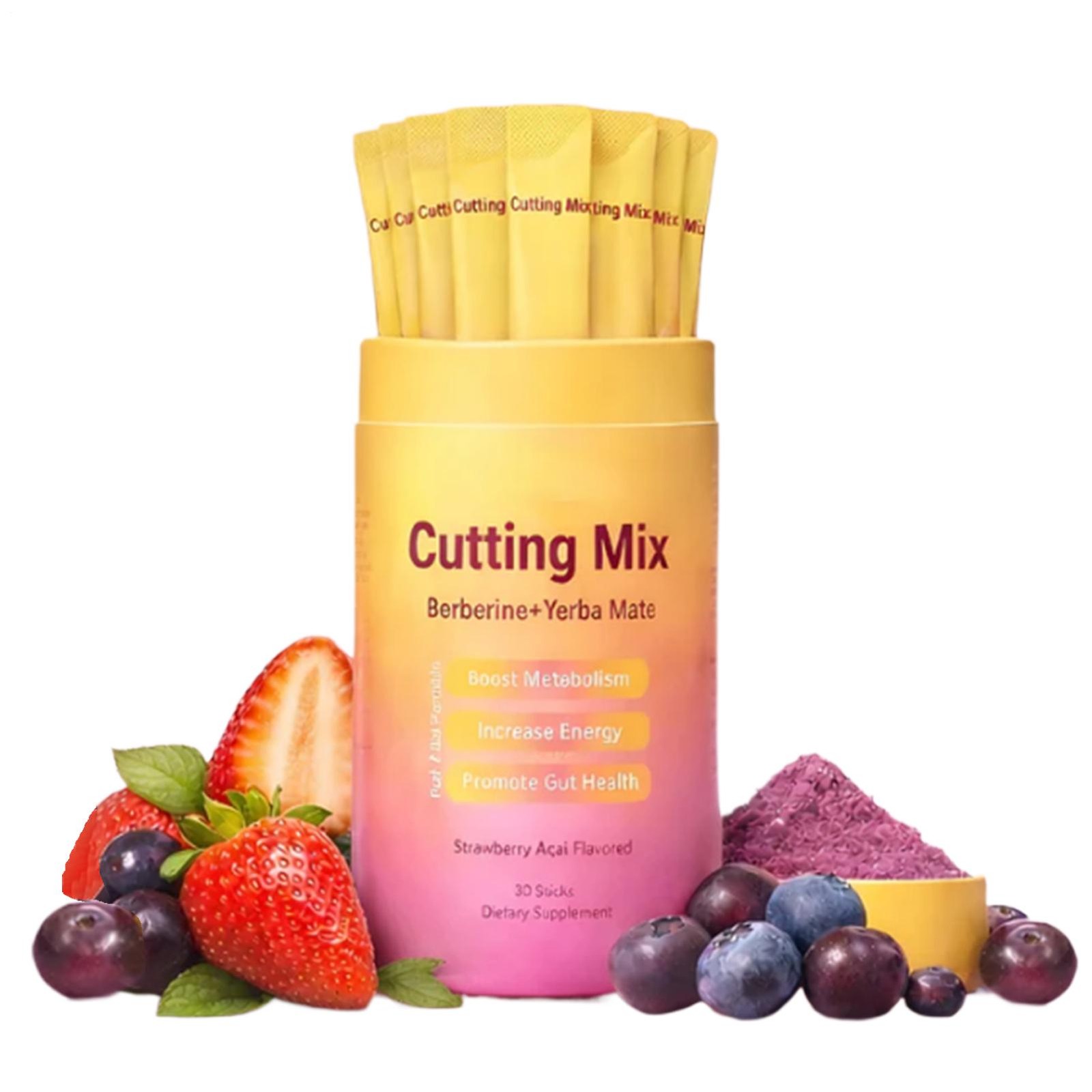 Cutting Drink Mix – Berberine，Chromium，5，Yerba Mate & Magnesium，HTP