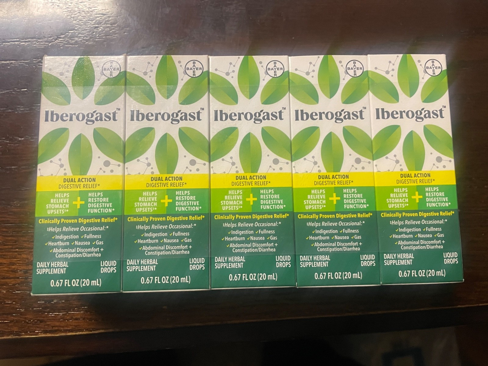 5 Iberogast Dual Action Digestive Relief Herbal Supplement .67oz Each 08/26 X5