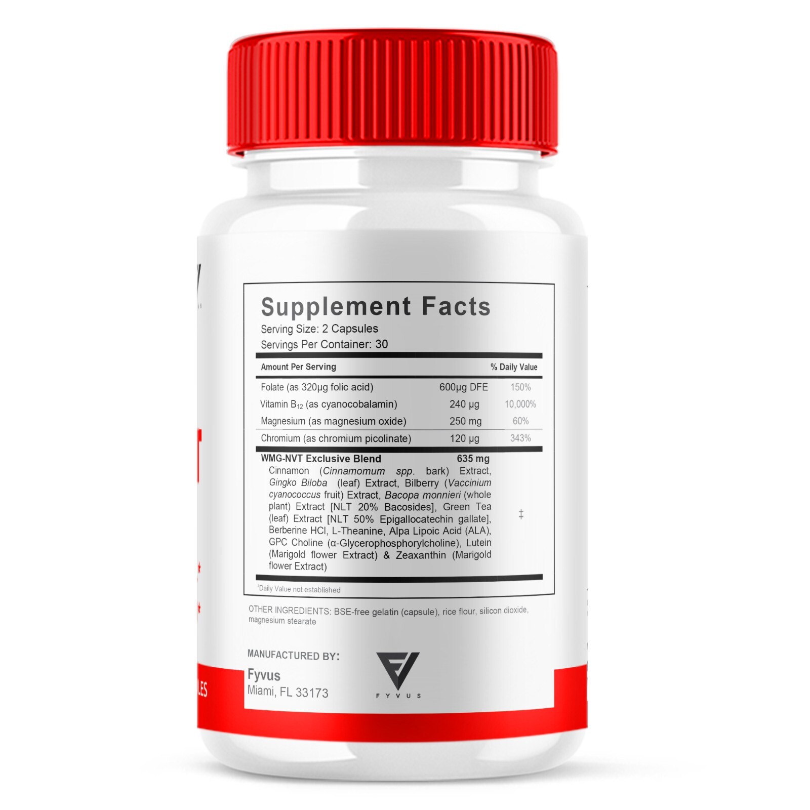 (5 Pack) Glyco Vitality Capsules GlycoVitality Pills Multivitamin (300 Capsules)