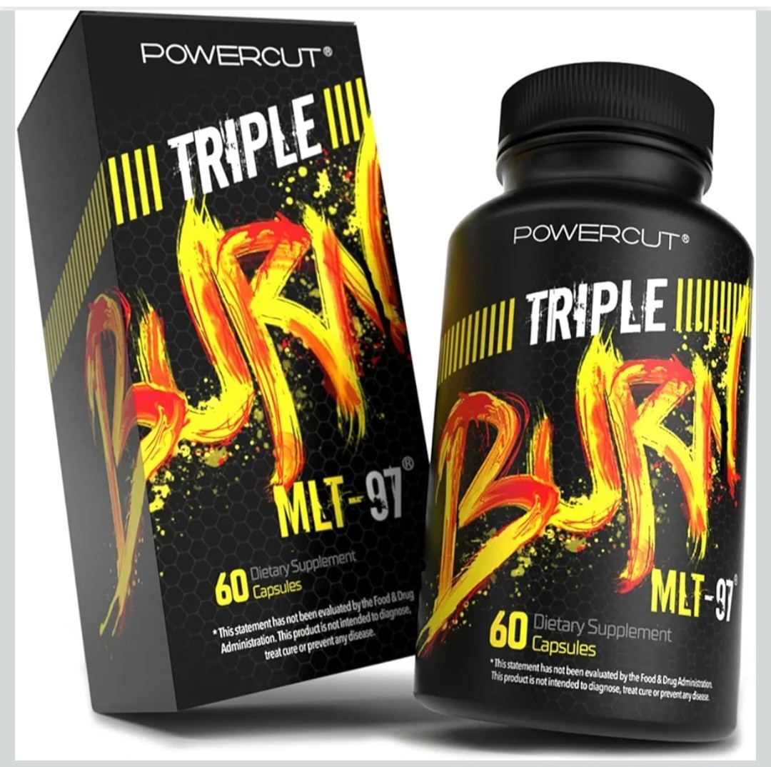 Powercut Triple Burn Fat Burner MLT-97 – 60 Capsules Exp 09/26