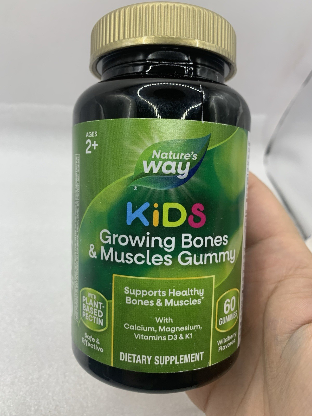 Nature’s Way Kids Growing Bones & Muscles Gummies 60ct EXP:1/27 BK