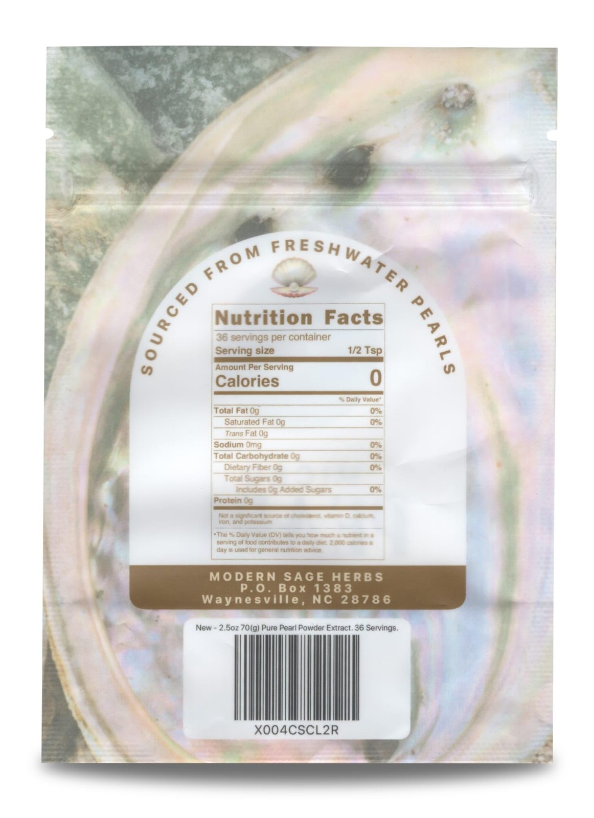 2.5oz Pure Pearl Powder 10:1 Super 2.5 Ounce (Pack of 1), translucent