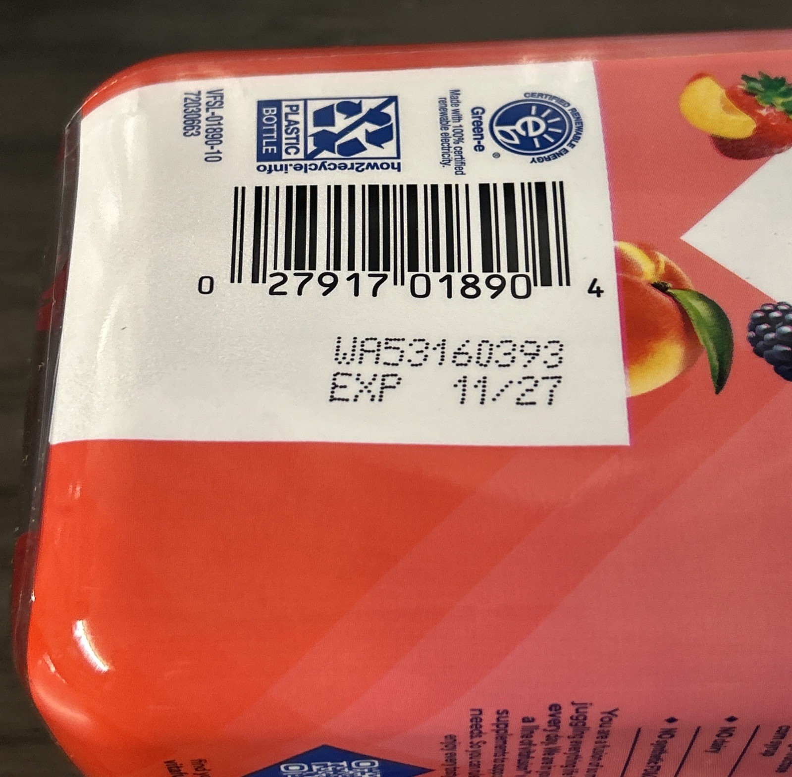 Vitafusion Fiber Well Gummies 270 Count 90 Each X3 Sugar Free Exp 11/2027