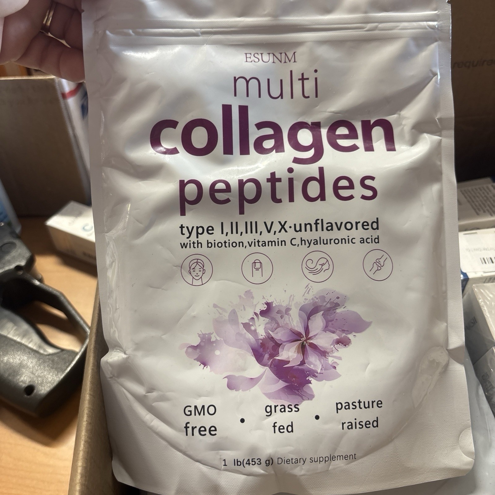 Multi Collagen Peptides Powder-Hydrolyzed Protein Peptides (Type l,l,ll,v,X) US