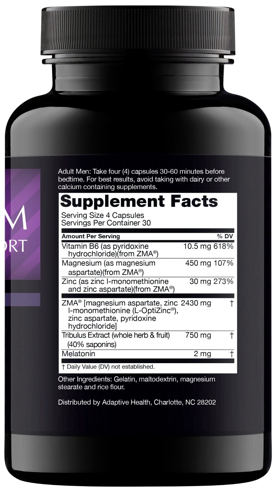 Nugenix PM ZMA – Nighttime Free Testosterone Booster and Sleep Support 120 Ct.