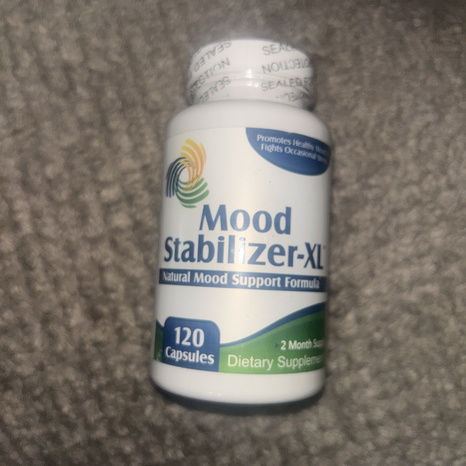 Mood Support Supplement 5-HTP Ashwagandha GABA St. John’s Wort 60 SERV EXP 07/26