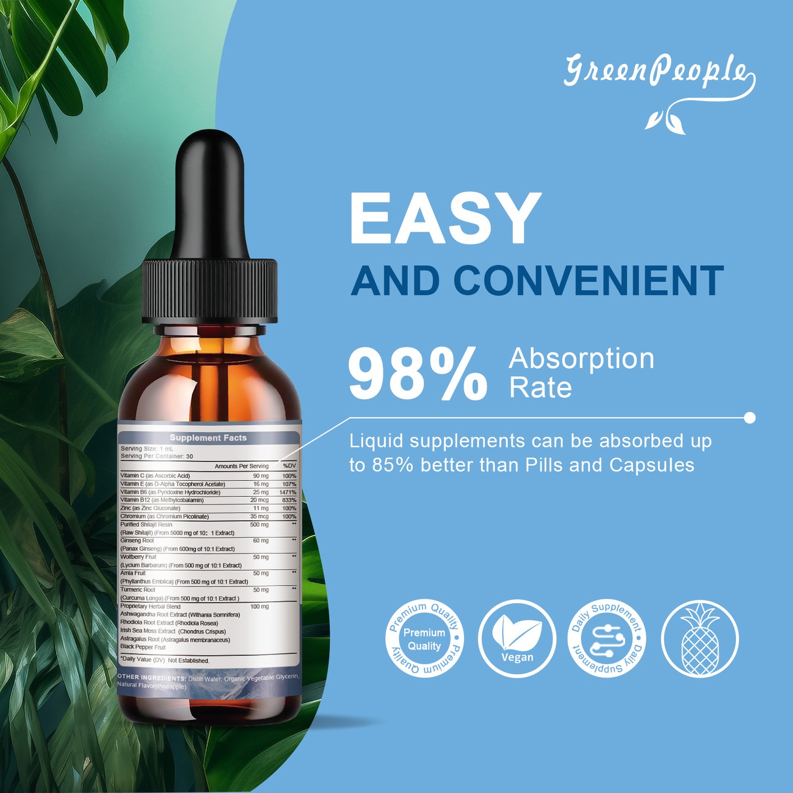 2x Shilajit Resin Extract Extremely Potent, Fulvic Acid, Engery Immune Boost
