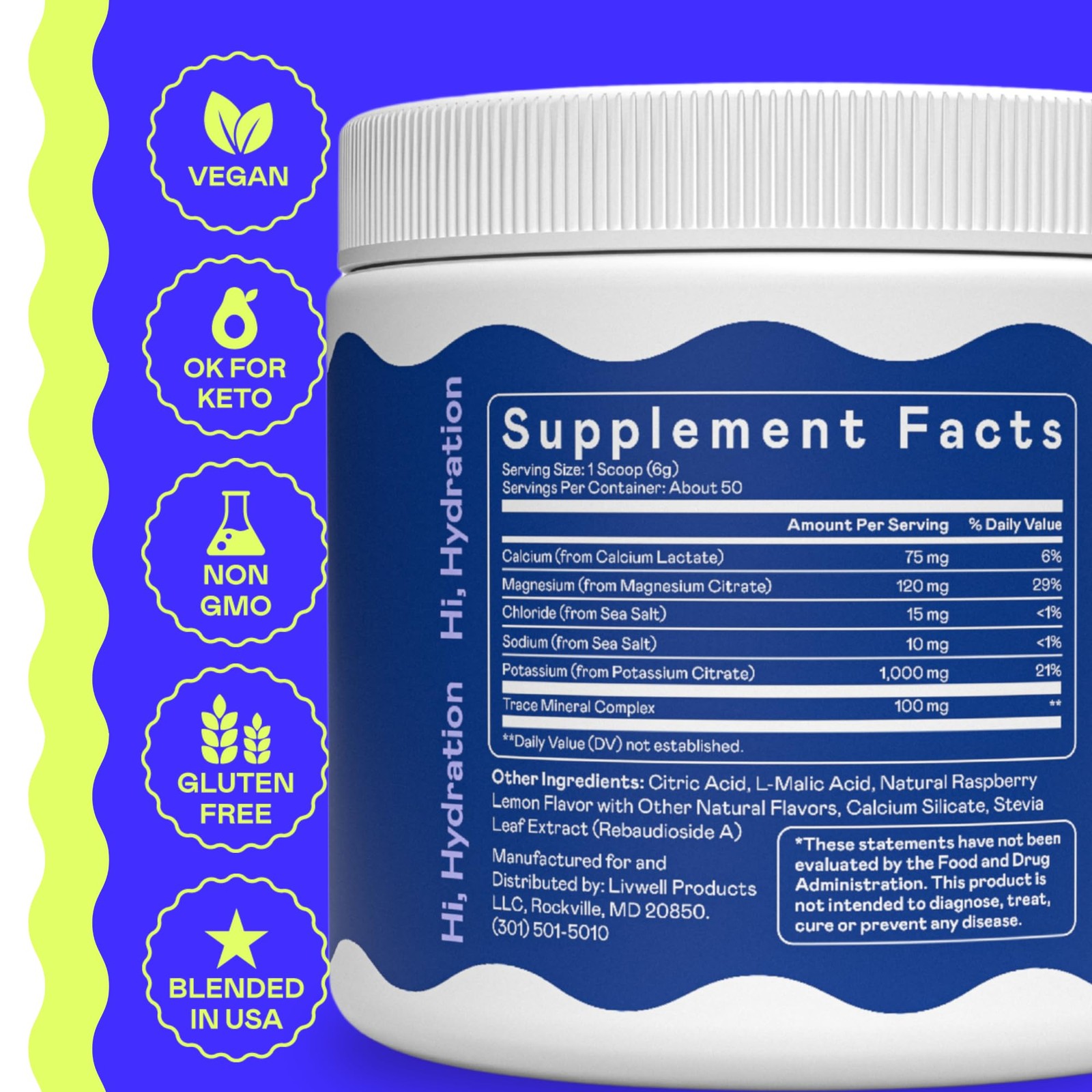Hi-Lyte Keto K1000 Electrolyte Powder | Raspberry 10.5 Ounce (Pack of 1)