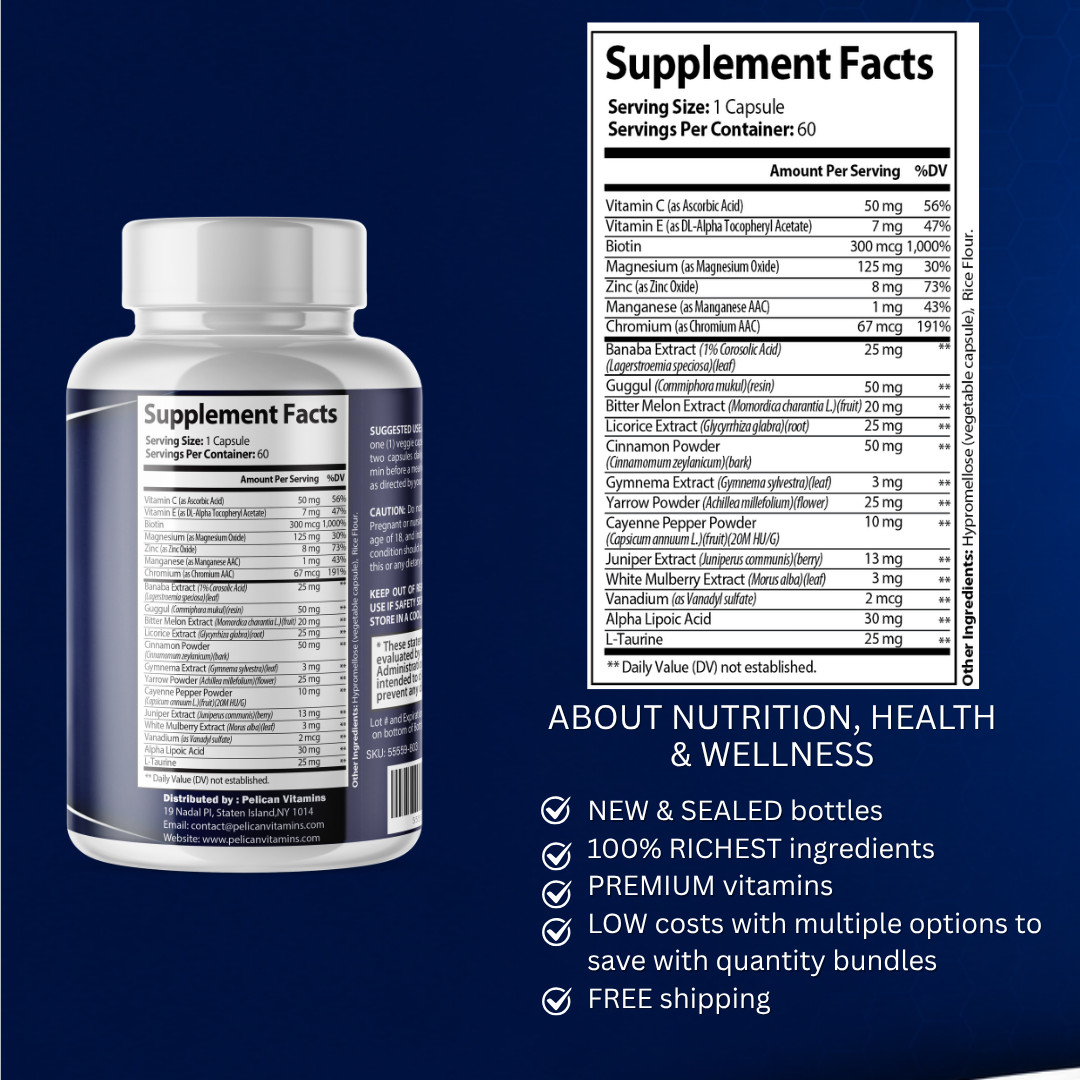 Glycovance-Blood Support- 60 Capsules