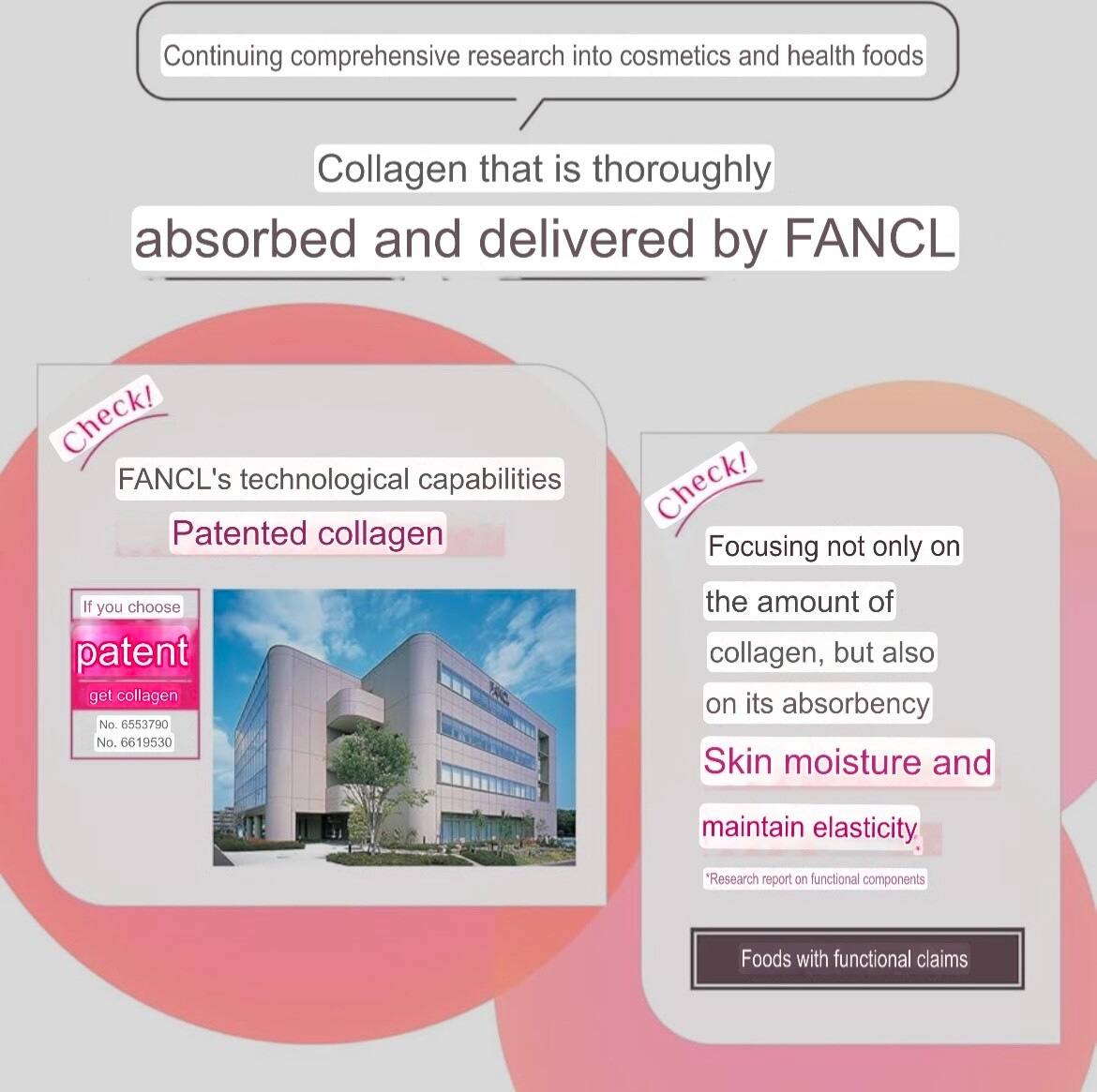 FANCL Deep Charge Collagen Drink 10-day supply(50ml x 10 bottles)/Japanese brand