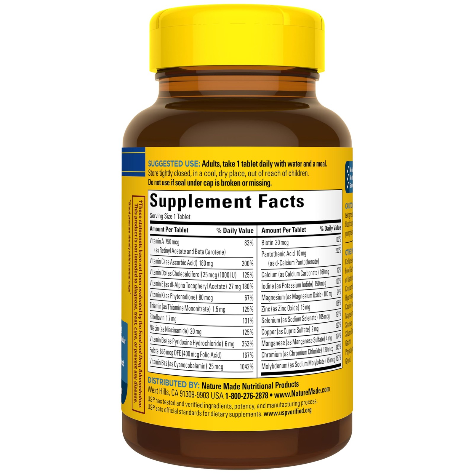 Nature Made Multivitamin for Men Over 50, Mens Multivitamins 50 Plus, Daily…