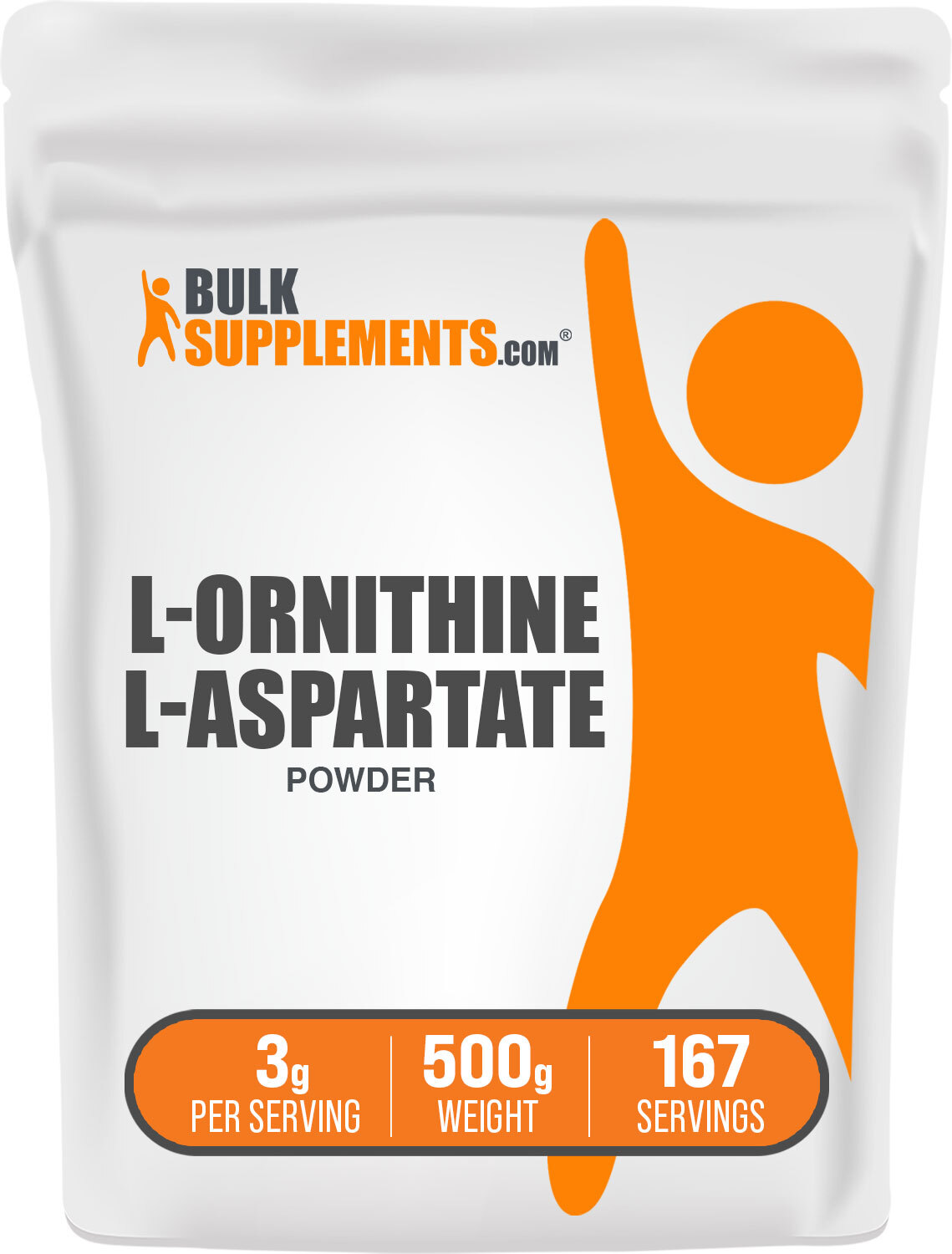 BulkSupplements L-Ornithine L-Aspartate – Promote Muscle Growth – 3g Per Serving
