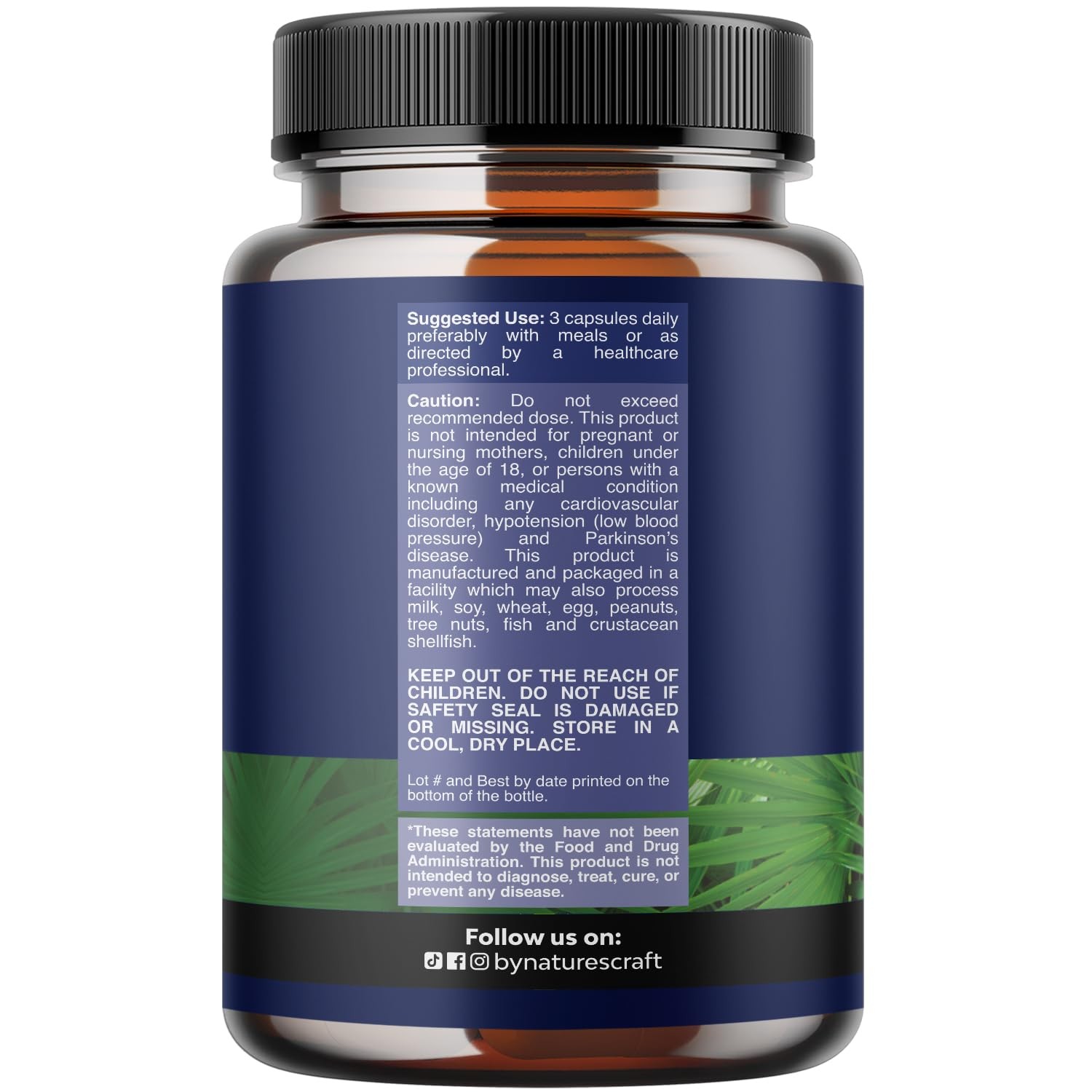 Prostate Health Supplement for Men – Urinary Tract Support – 60 Capsules