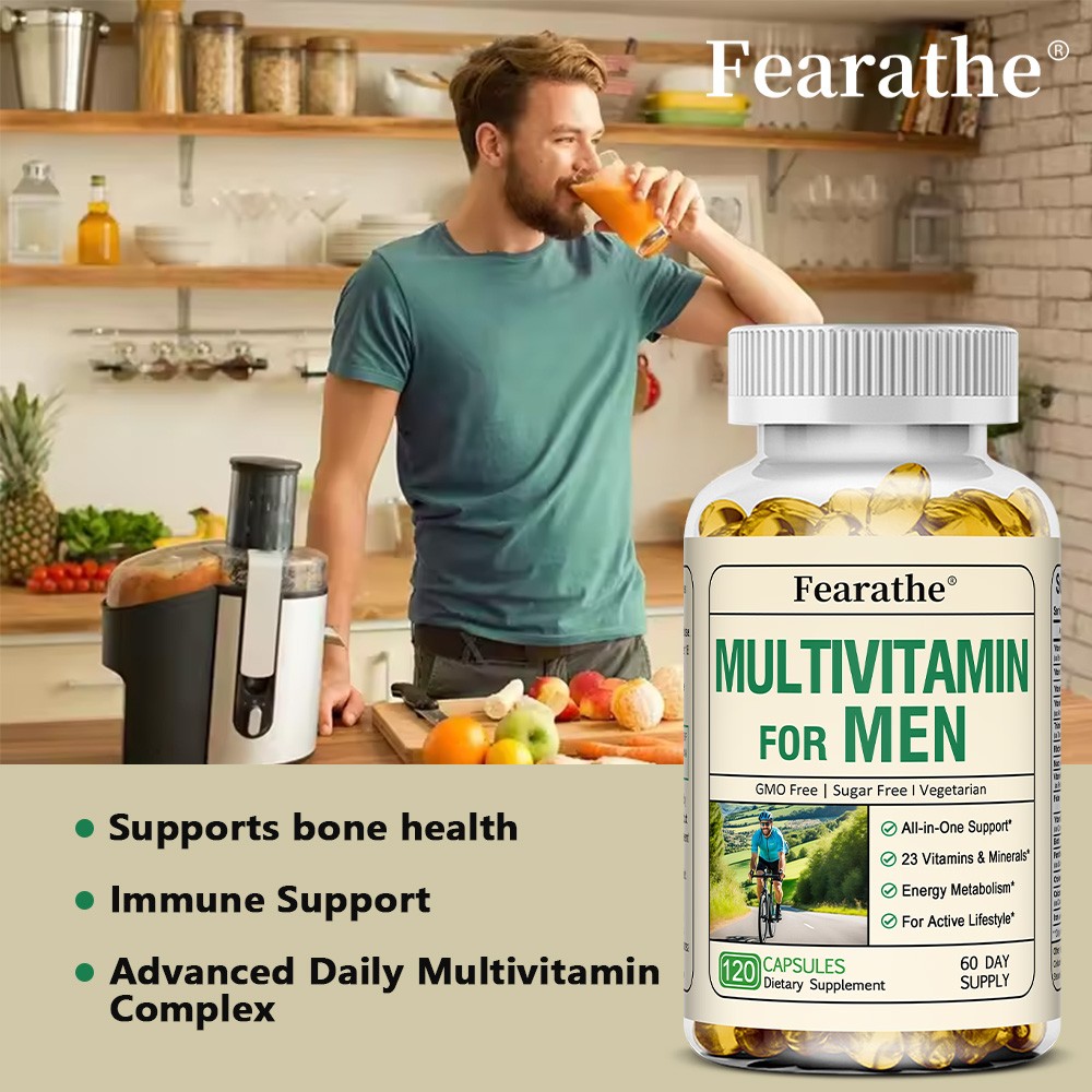 Multivitamin For Men Mens Promotes Prostate And Reproductive Health 30-120 Pills