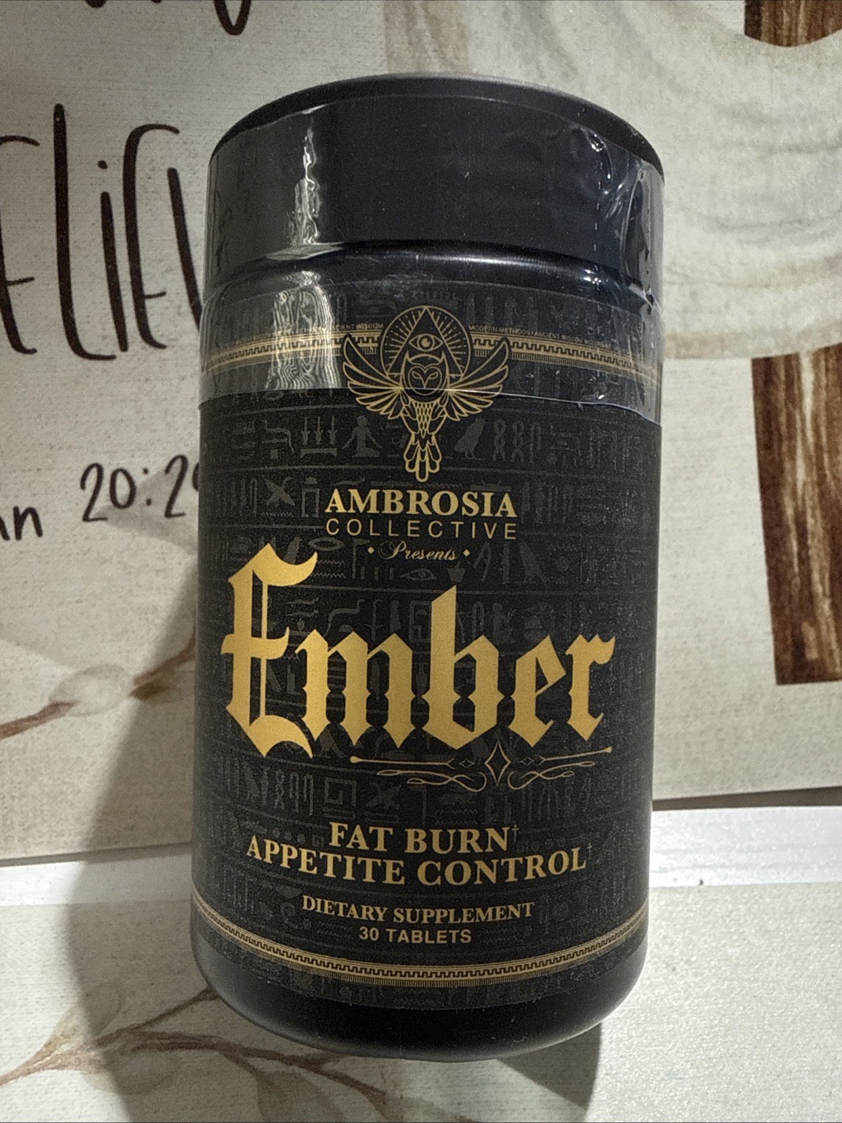 Ambrosia EMBER 30 Tabs Fat Burn Appetite Support 08/26
